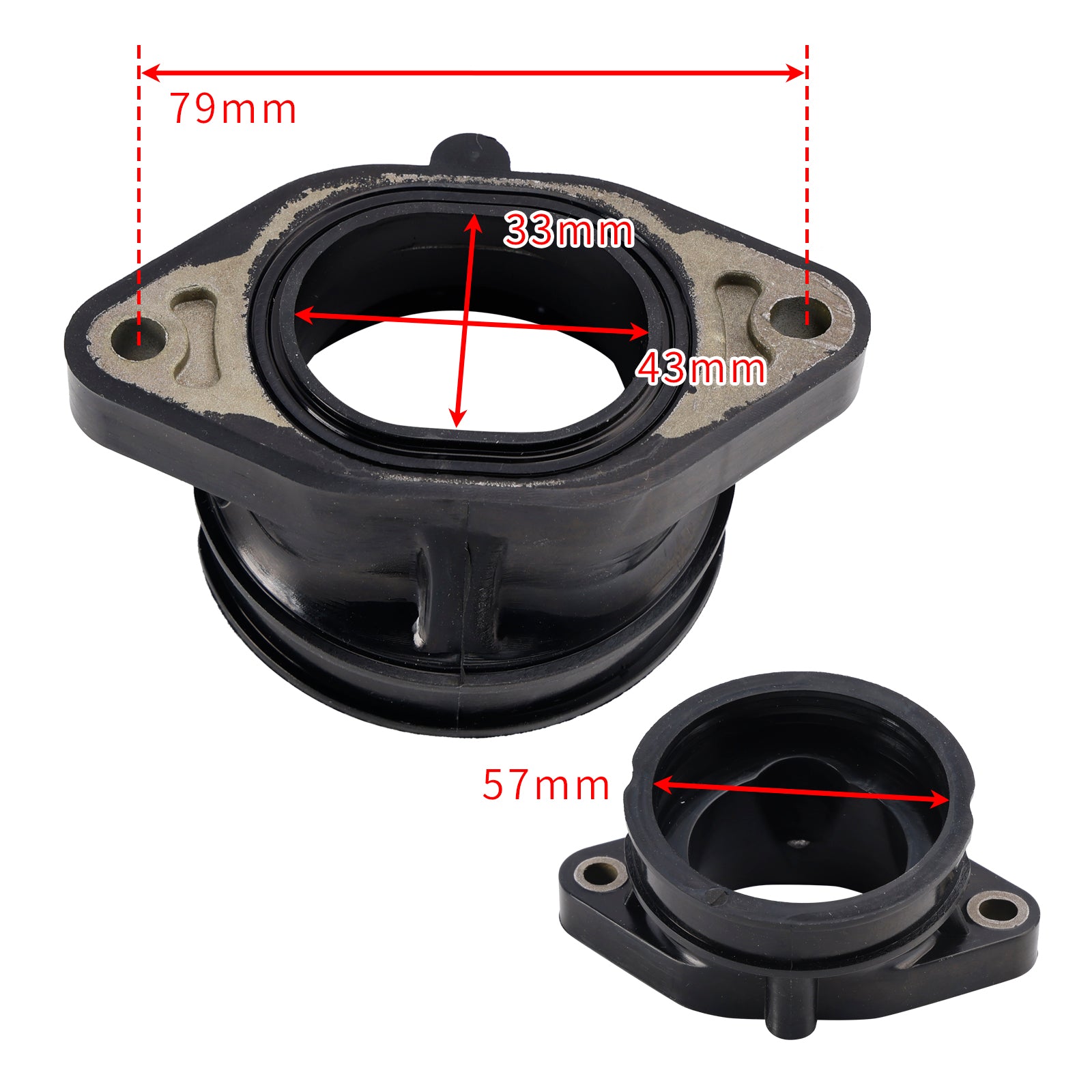 Adaptador do corpo do acelerador de pares para Polaris RS1 RZR 1000 XP XP4 EPS 2014-2023 1205302