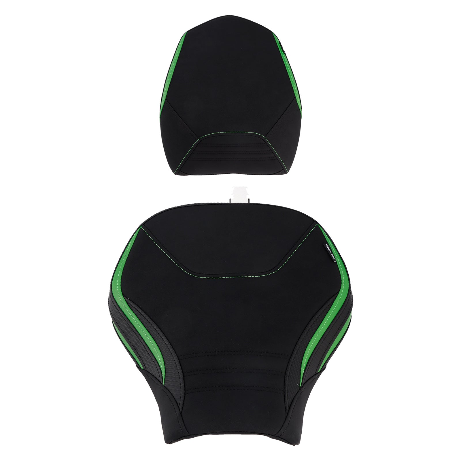 Front&Rear Raider Passenger Cushion Kit Green1 For Kawasaki Ninja H2 Sx 22-25