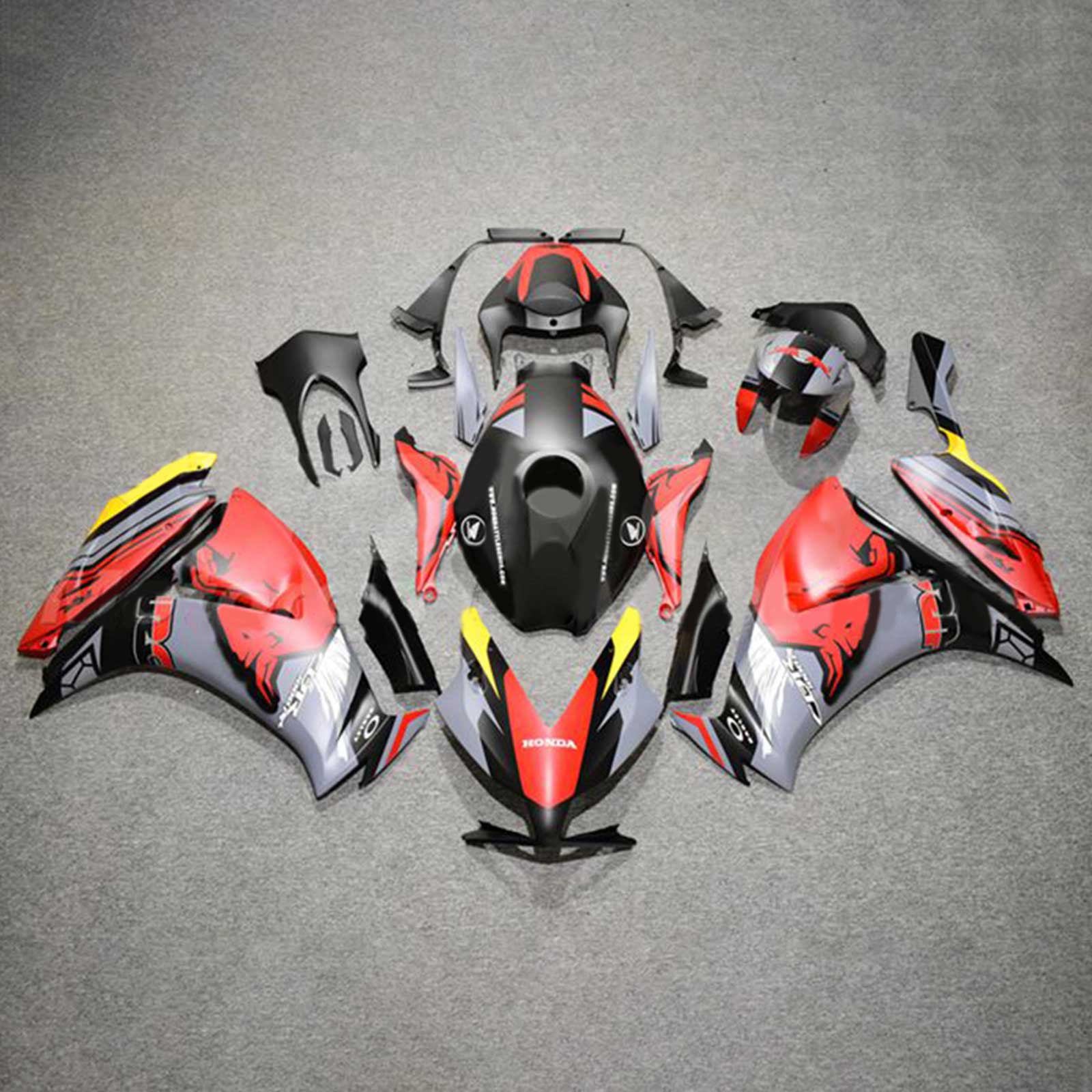 2012-2016 Honda CBR1000RR Injektionsmässa Kit Bodywork Plastic ABS#179