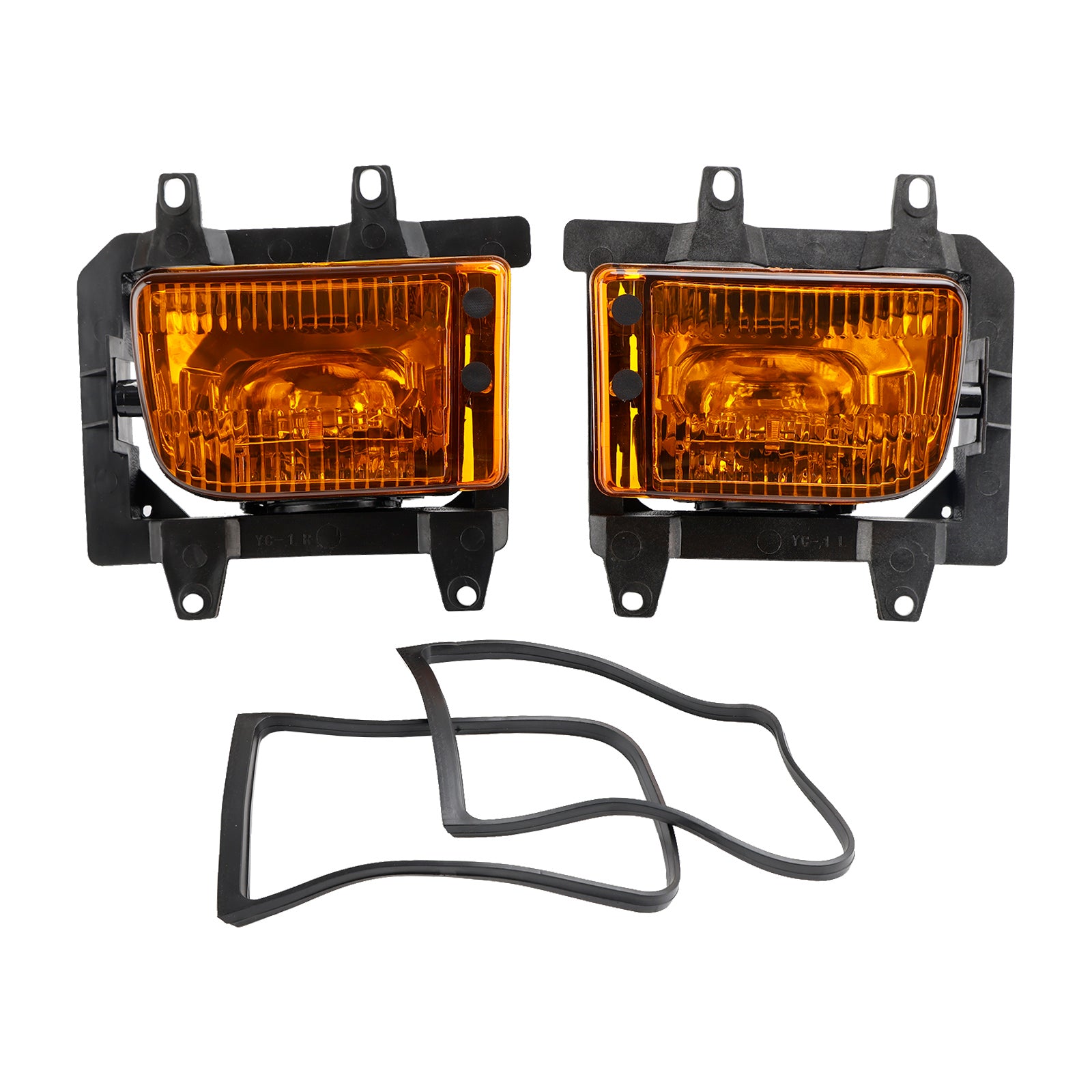 Front Bumper Fog Lights Plastic Lens Kit For 85-93 BMW E30 3-Series Sedan Generic