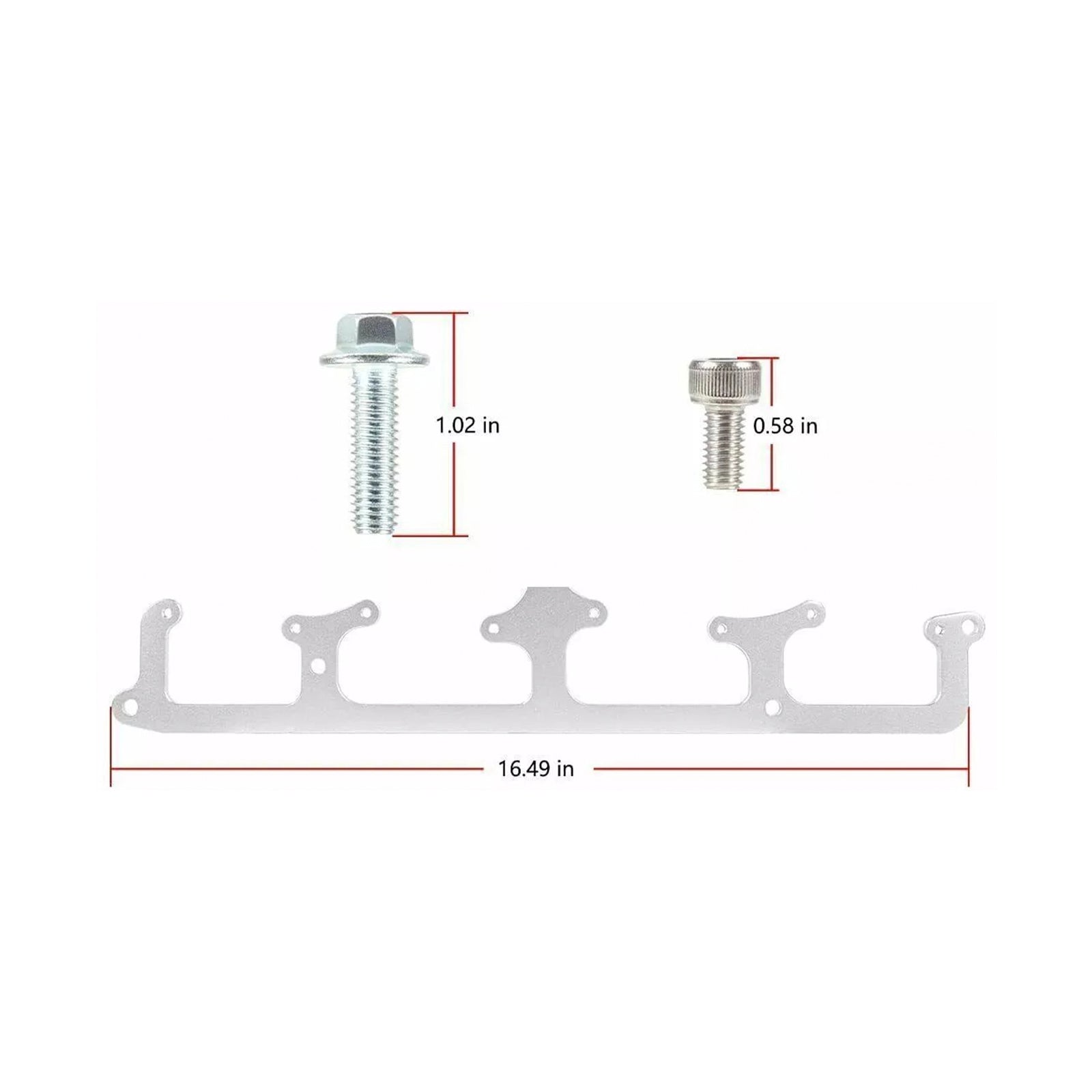 5.3L LS Truck Side Bolt Coil-beugels monteren kleppendeksel 19005218 D585 LSX Swap
