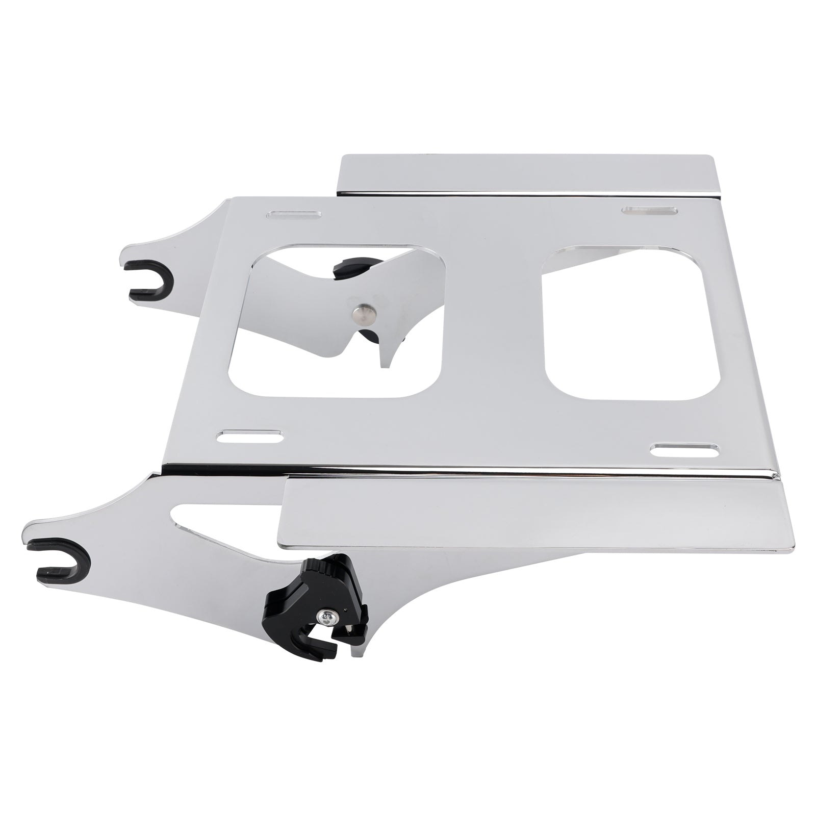 2009-2025 Street Electra Glide Road King Two Up Mounting Luggage Rack Chrome