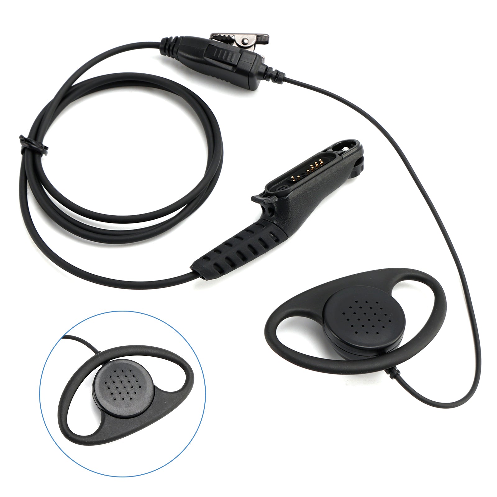 Casque à grand crochet d'oreille de Type D R7-018-D pour R7 R7A MXP600 ION APXN70 APXN50 APXN30