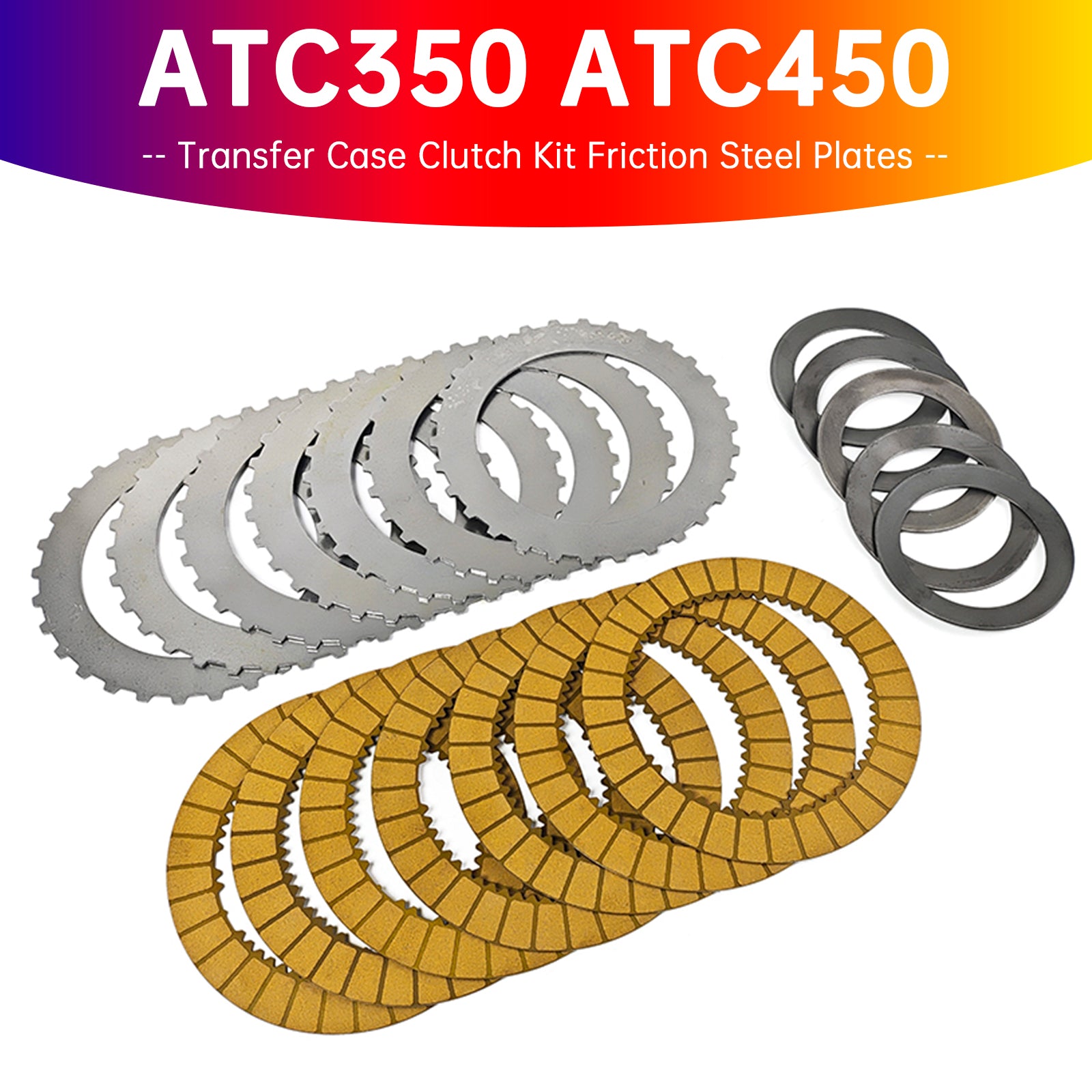 2008-2012 BMW 7 series F01/F02 Transfer Case Clutch Kit Friction Steel Plates ATC350 ATC450