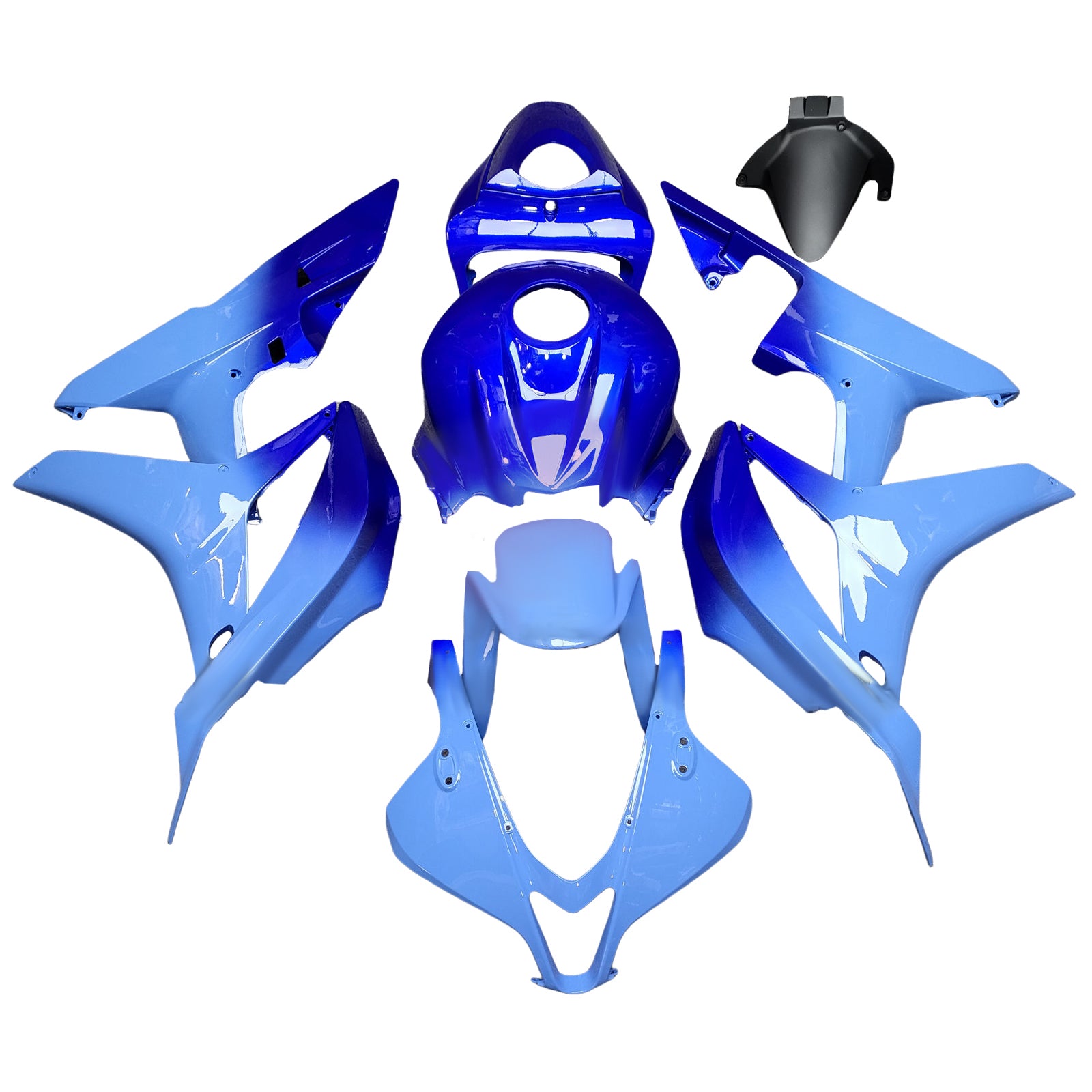 Injektionsmässa Kit Bodywork Plastic ABS för Honda CBR600RR 2007-2008 F5