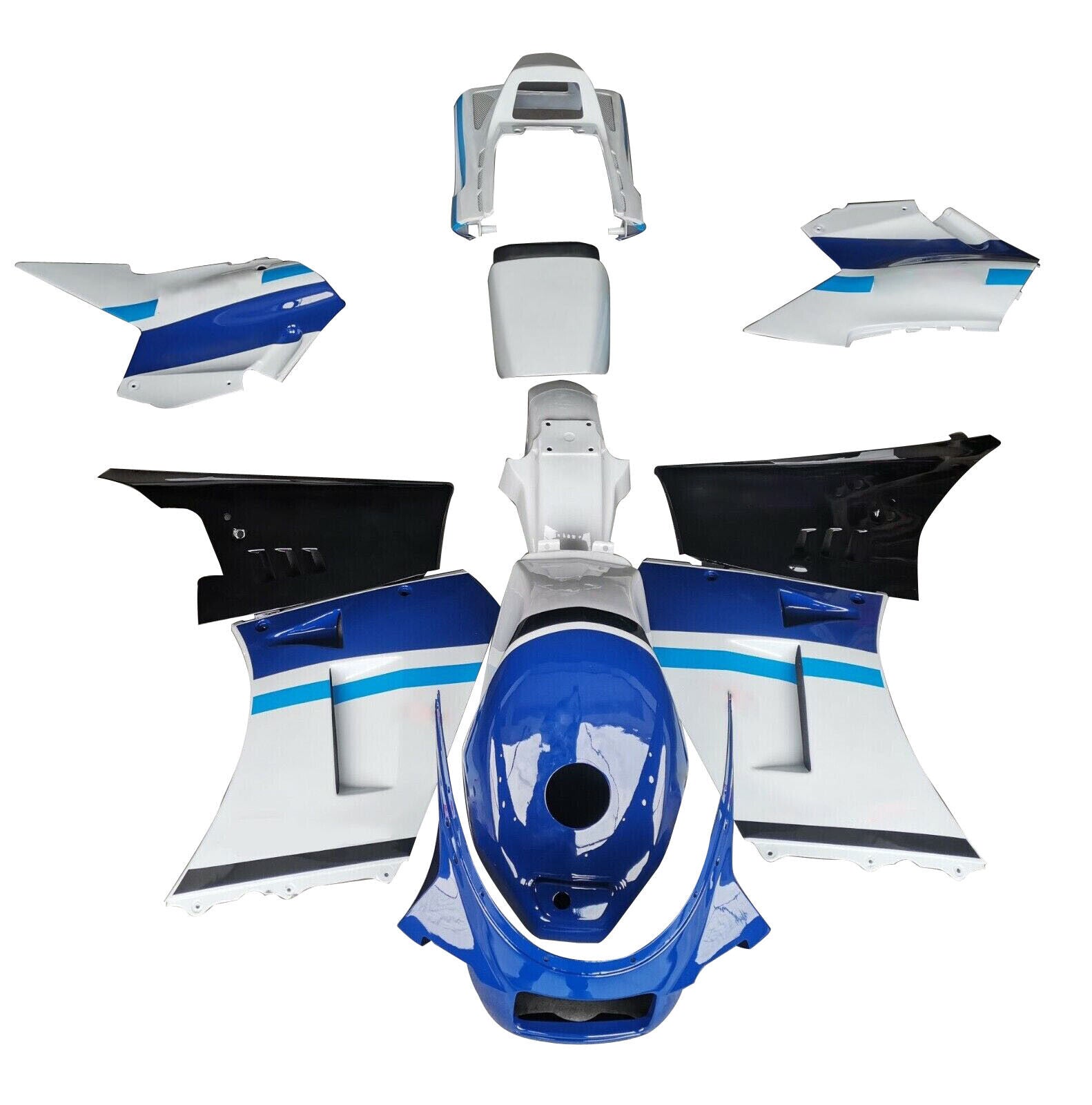 1984-1987 SUZUKI RG500 RG400 Gamma Amotopart Injection Kit de carénage Bodywork ABS # 106