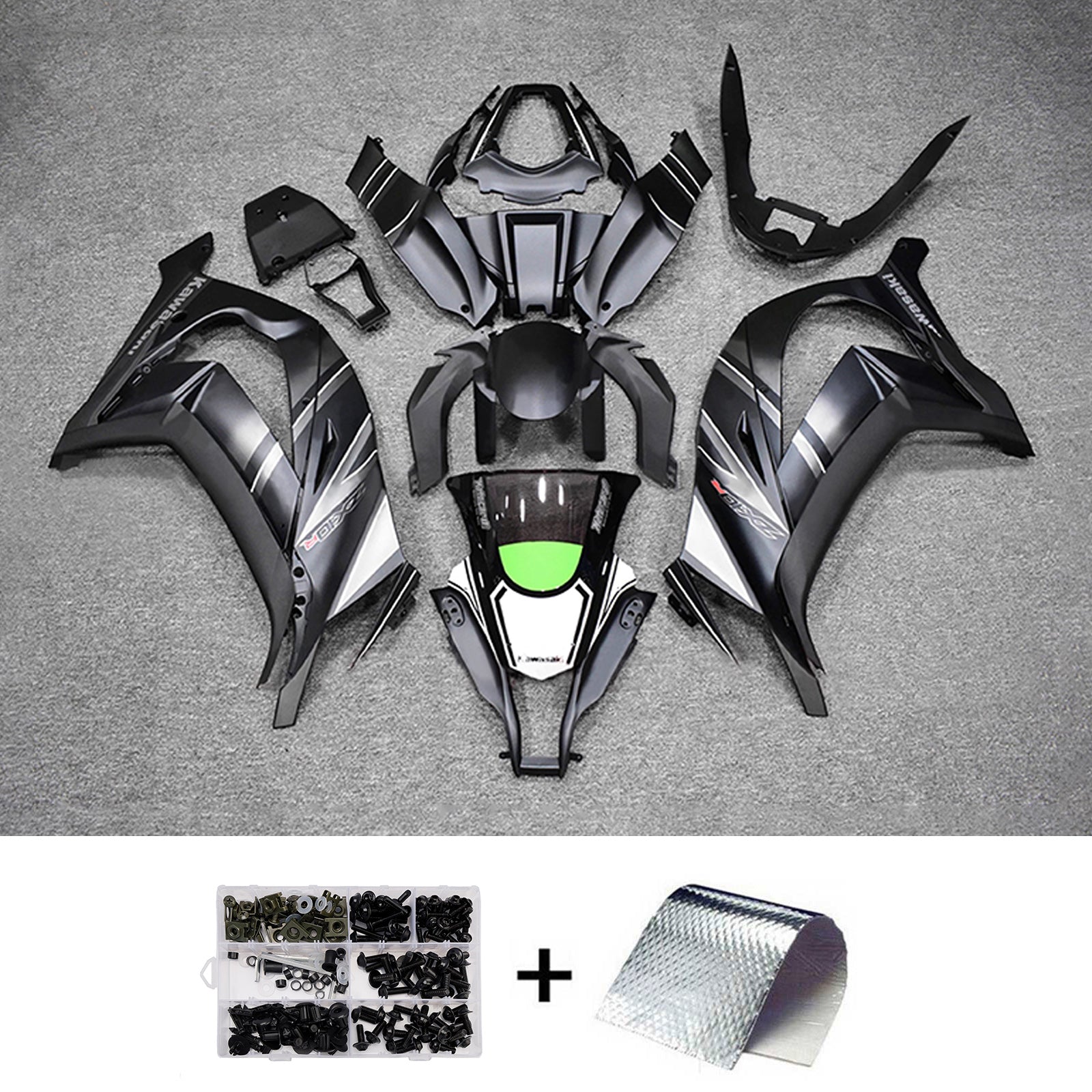 Kit carena iniezione carrozzeria in plastica ABS adatta per Kawasaki ZX10R 2011-2015