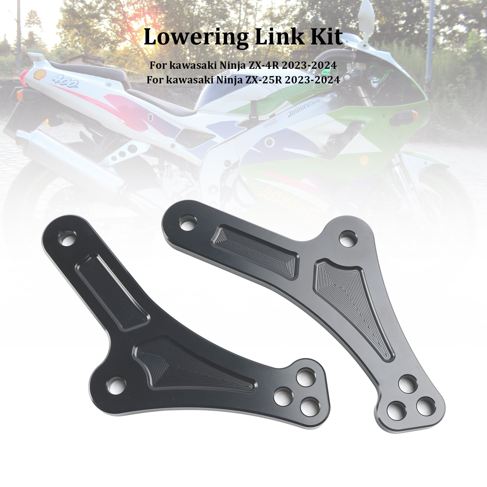 2023-2024 KAWASAKI ZX-25R ZX-4R Justerbara lägre upphängningslänkar för