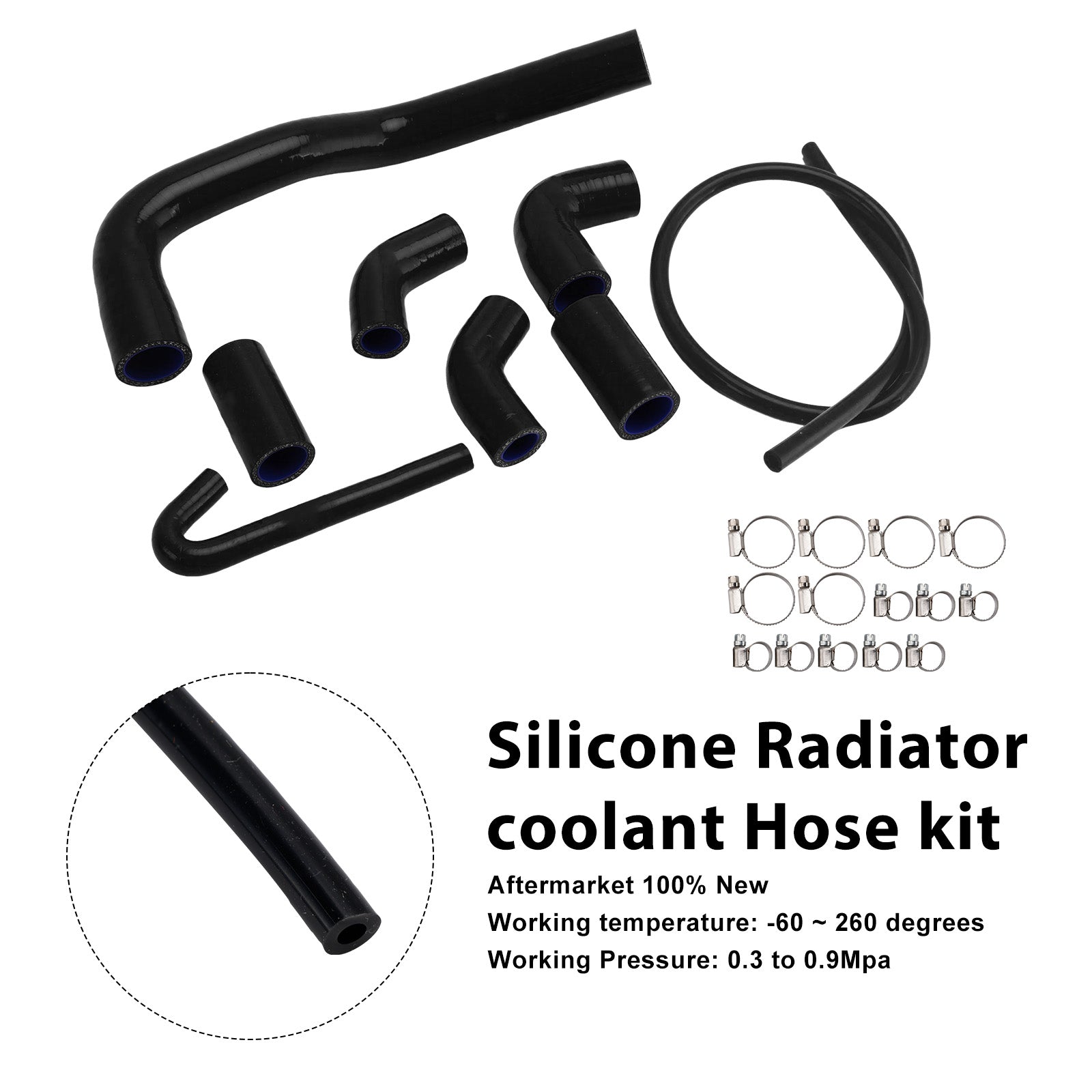 2020-2025 Ducati Streetfighter V4 V4S Silicone Radiator coolant Hose