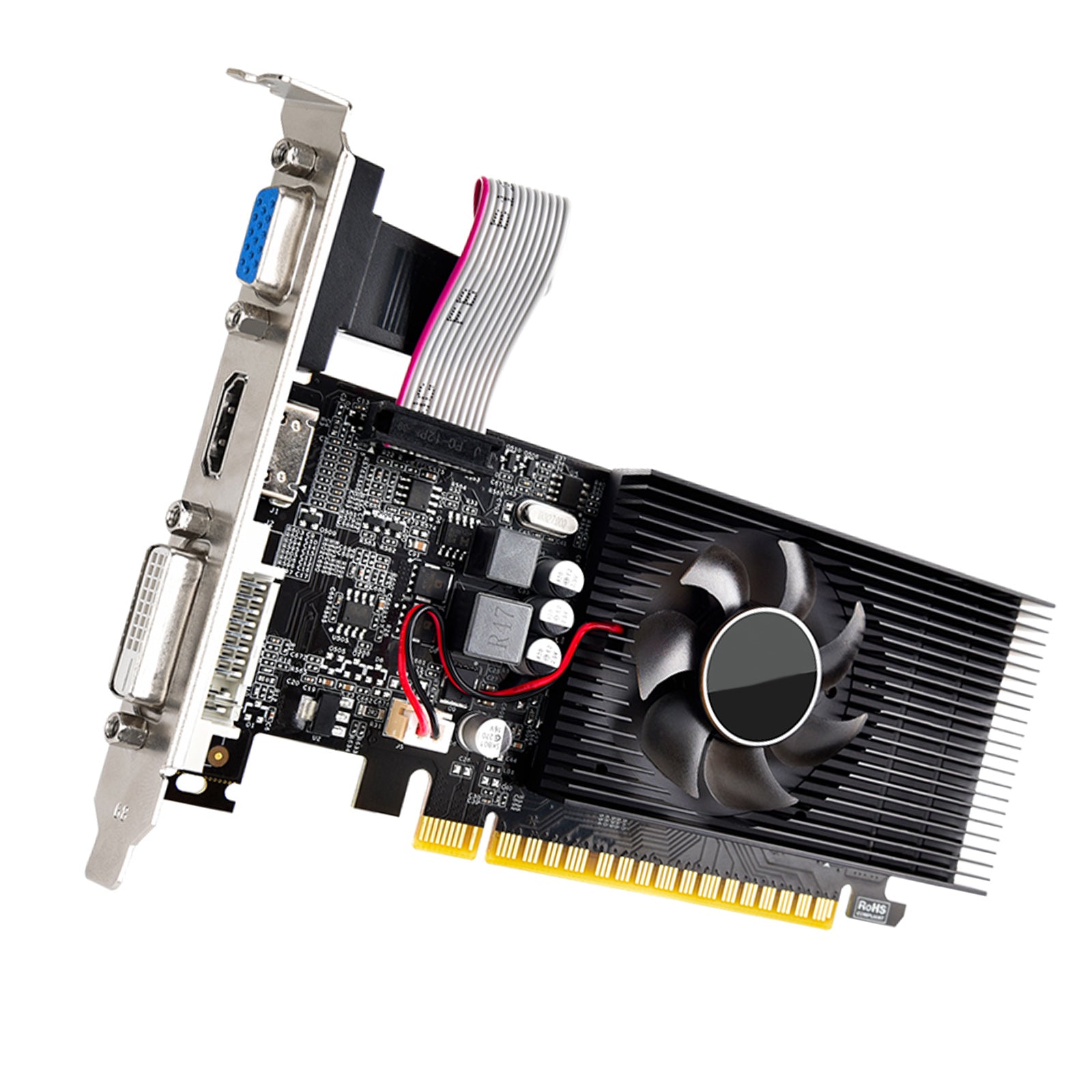 GT730 4G grafische kaart GDDR3 thuiskantoor HD-scherminterface HDMI VGA DVI