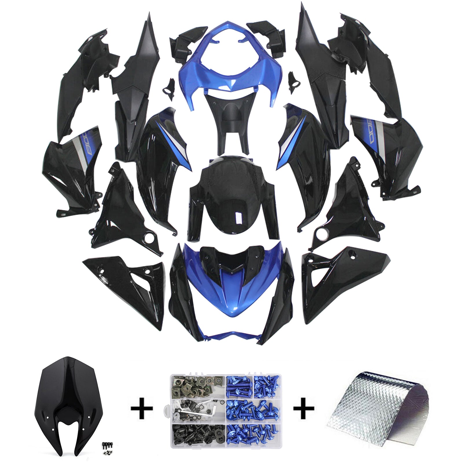 2013-2018 KAWASAKI Z800 Kit de carénage injection Bodywork Plastic Abs