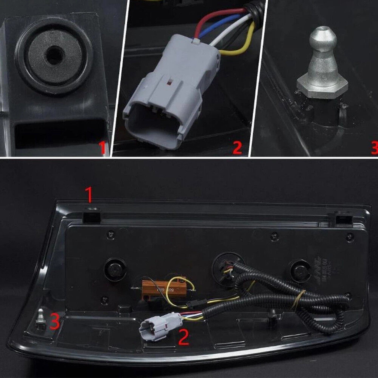 2020-2023 Mazda BT50 Left+Right LED Tail Light Assembly