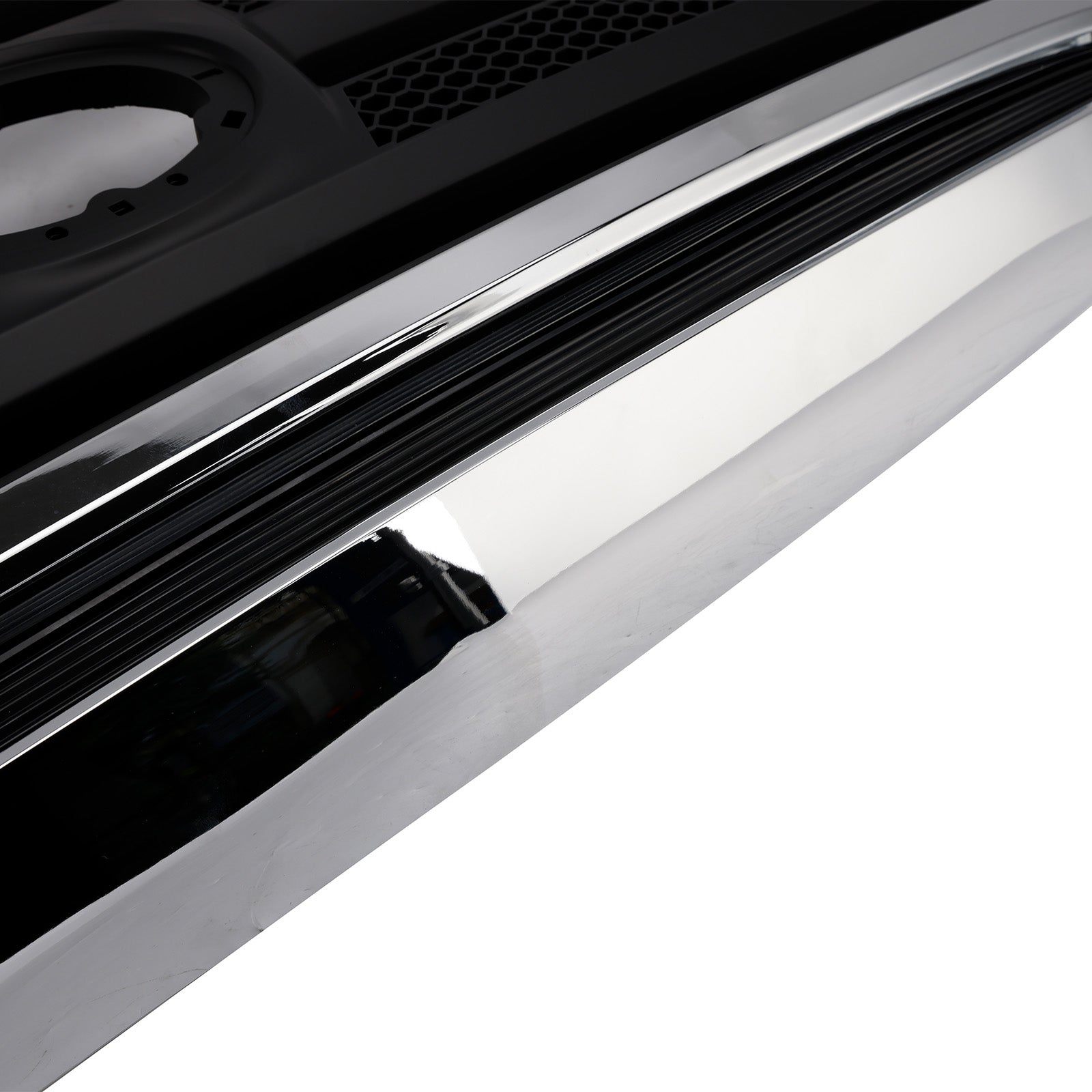 Matte Black Chrome Front Bumper Grill Grille Fit Toyota Tundra 2010-2013
