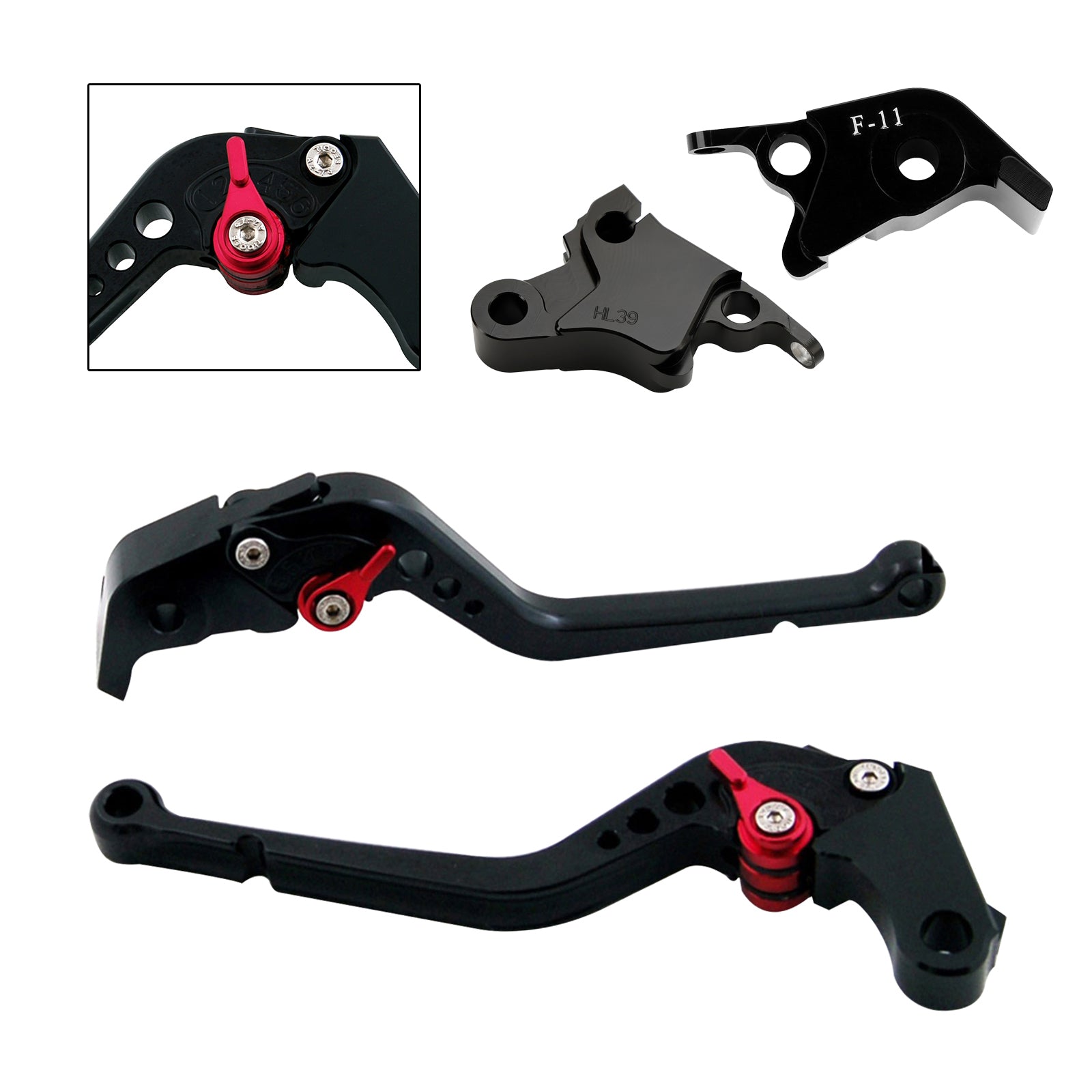 Palanca de freno de embrague larga apta para CFMOTO 700CL-X Sport 2021-2022