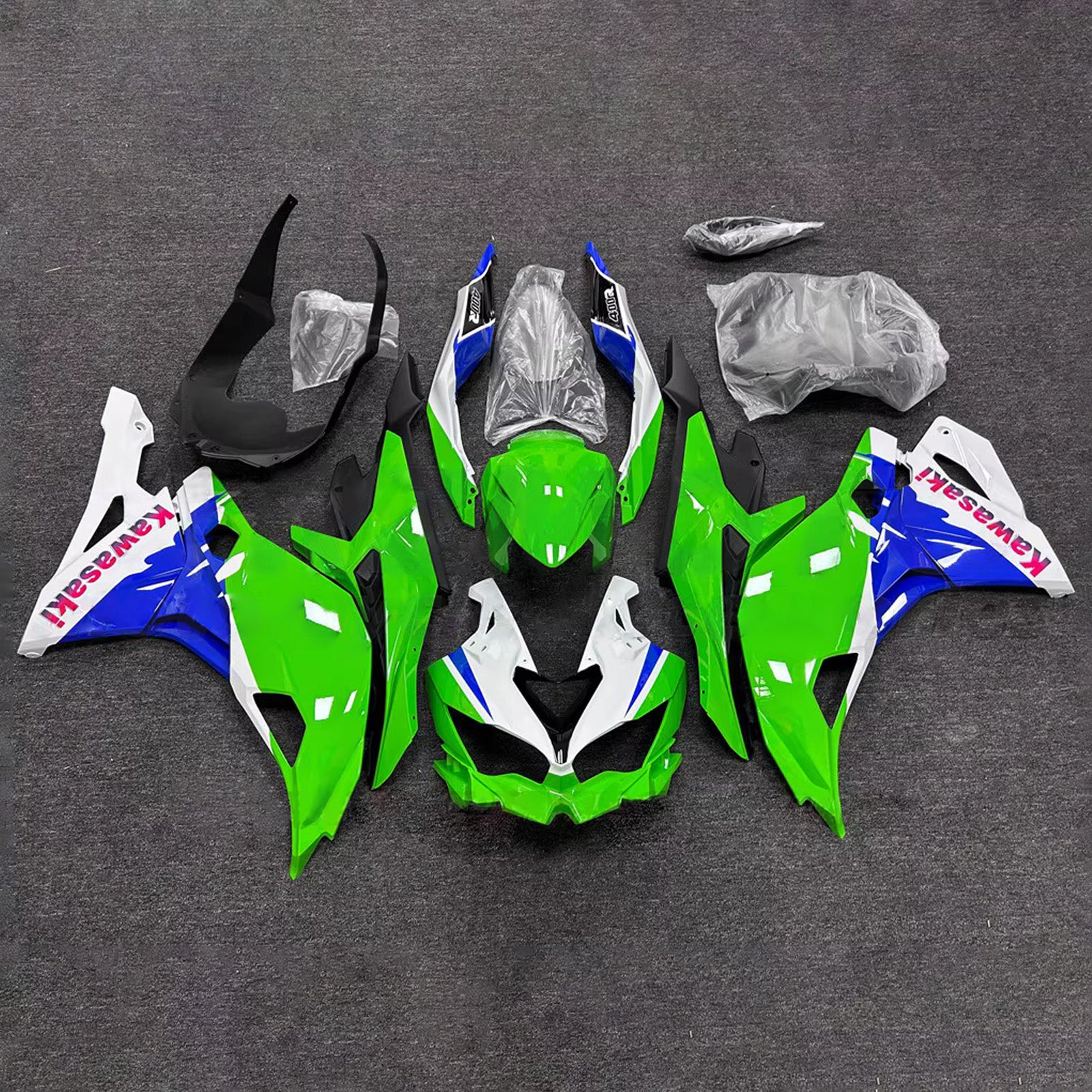 Kit carenatura iniezione adatto per Kawasaki Ninja ZX-25R ZX-4R ZX-4RR 2019-2025