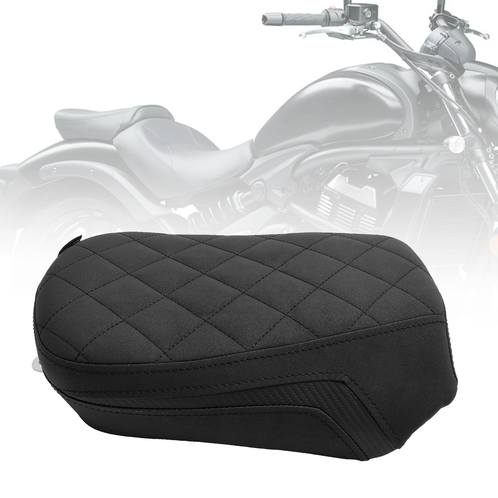 2015-2023 Kawasaki Vulcan S EN650 Bakre passasjersete Pillion Saddle Flat Green