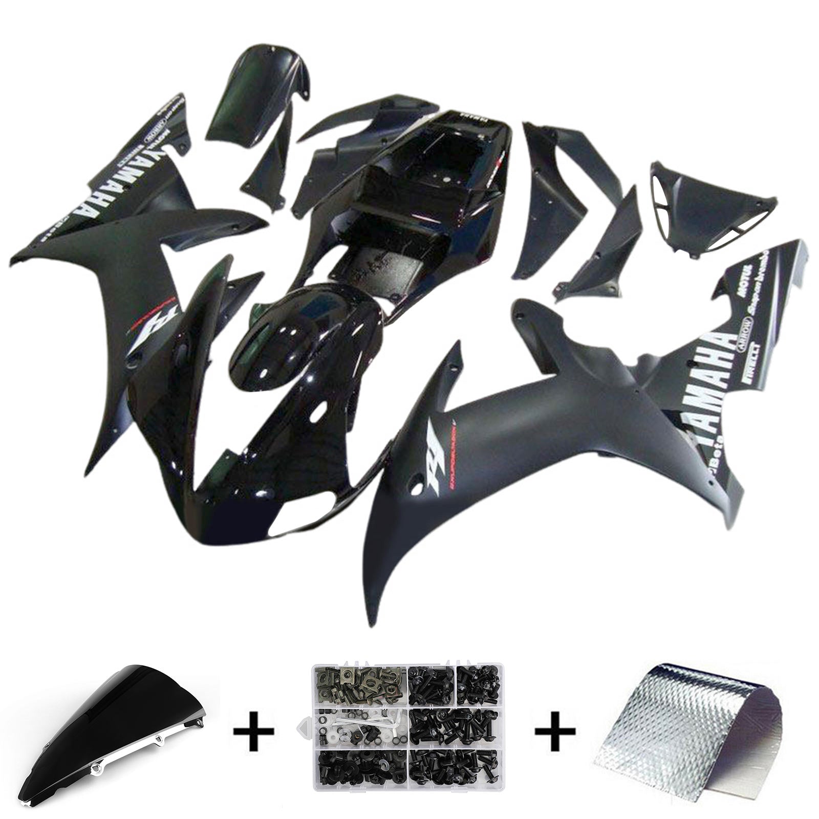 2002-2003 Yamaha YZF 1000 R1 Kit de carénage d'injection carrosserie plastique ABS