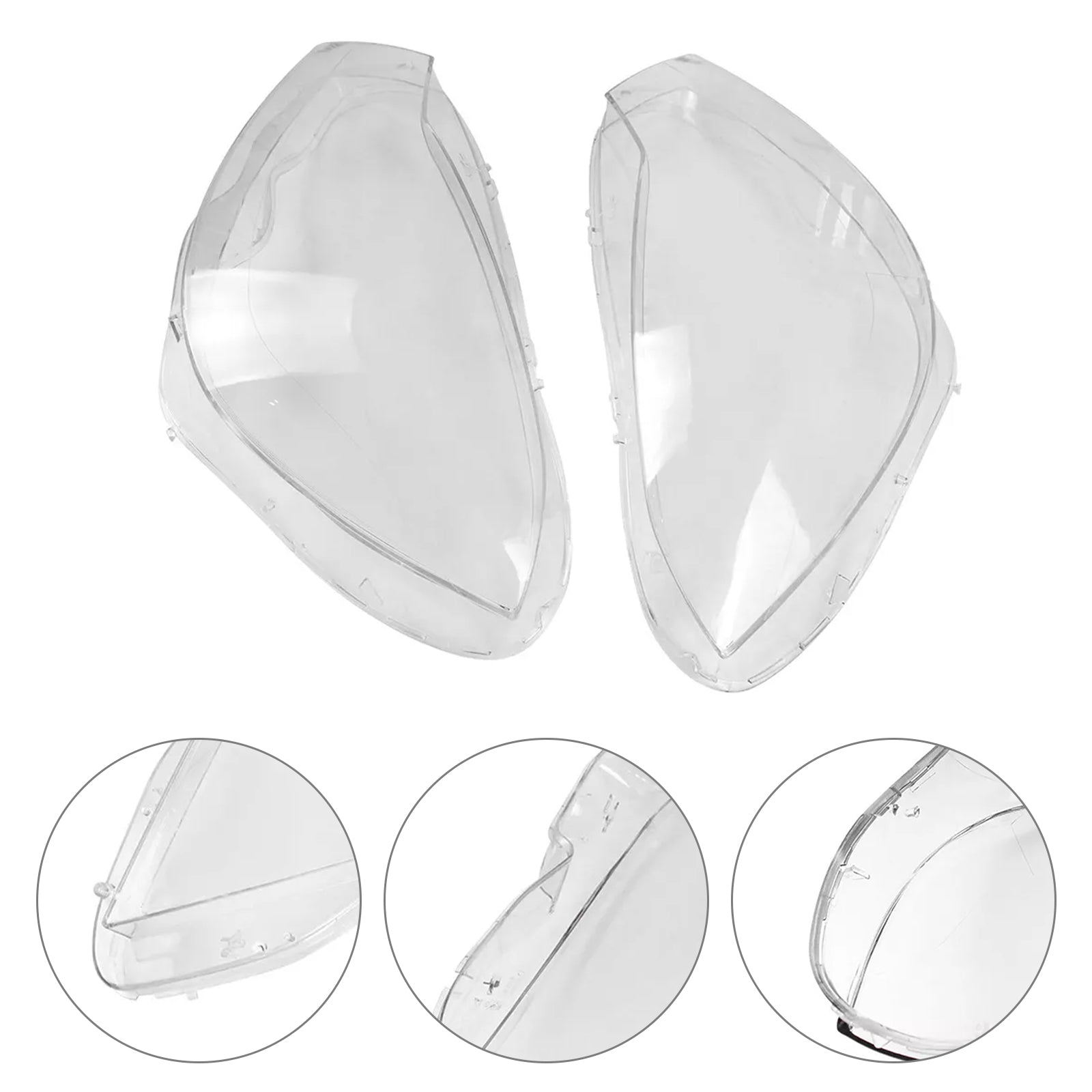 Mercedes-Benz C, rok výroby 2011 – 2015 W204 2 ks krytov predných svetlometov, tienidlo lampy