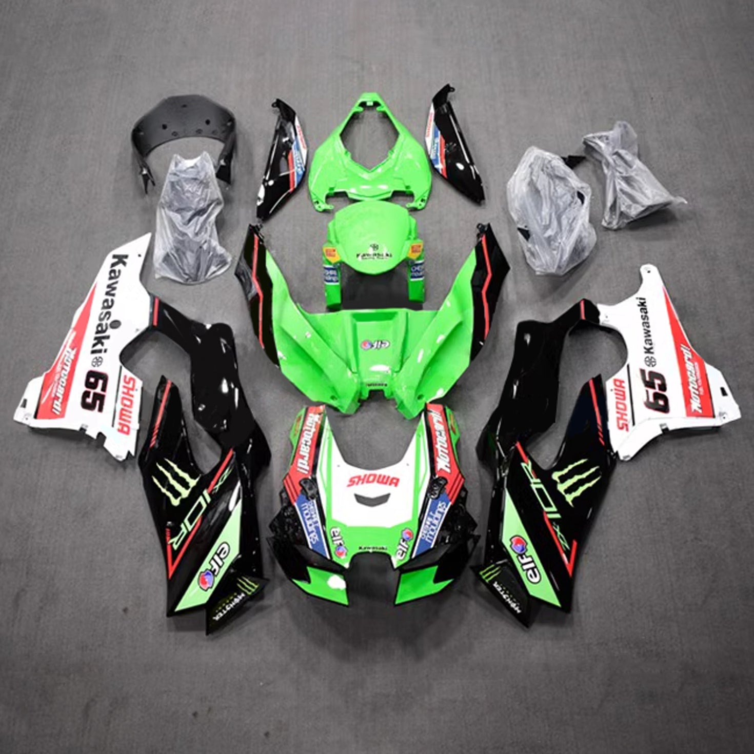 2021-2024 KAWASAKI ZX-10R ZX-10RR INJECTION KIT FAIRING BOSKWORD ABS