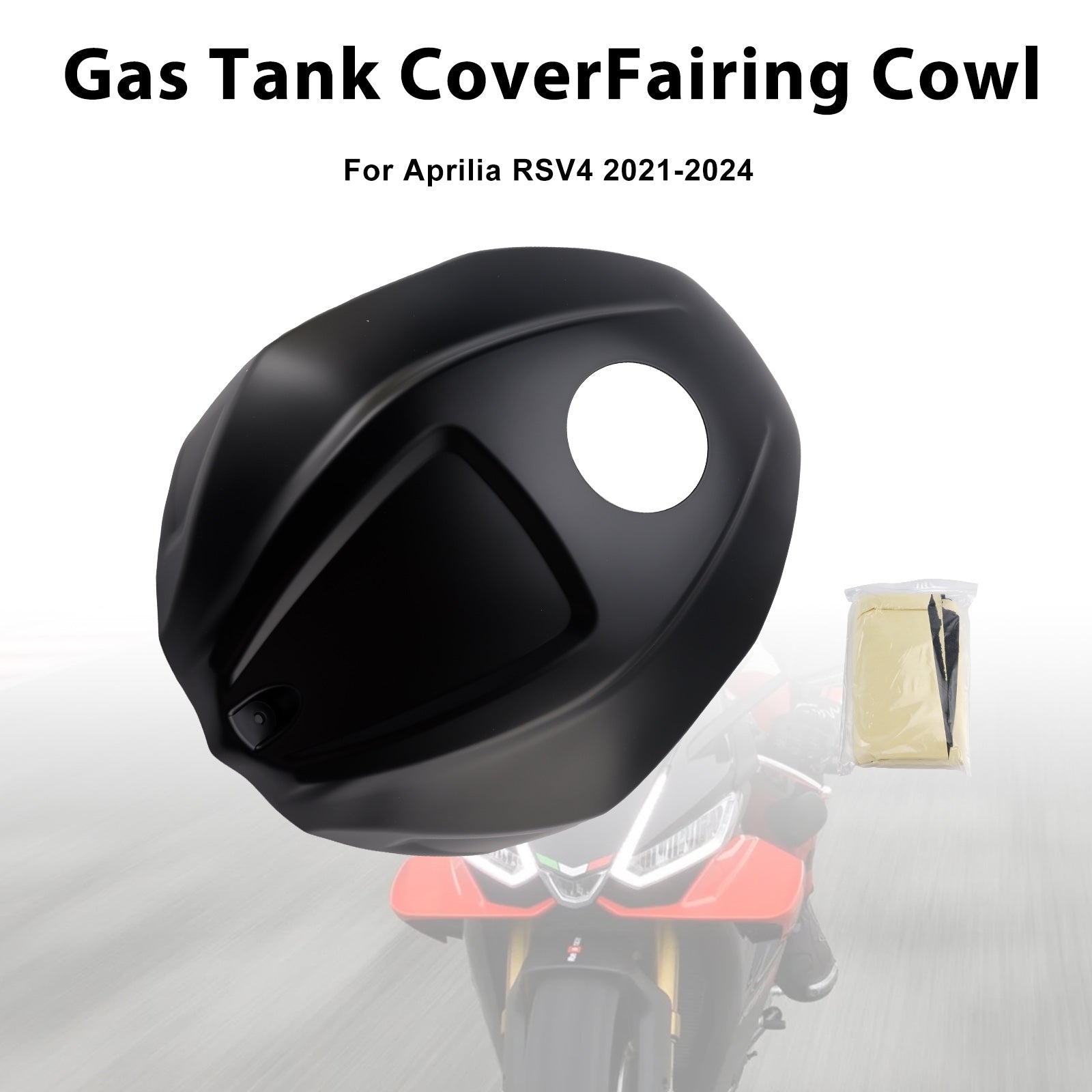 Capot de carénage de garniture de couvercle de réservoir d'essence Aprilia RSV4 2021-2024