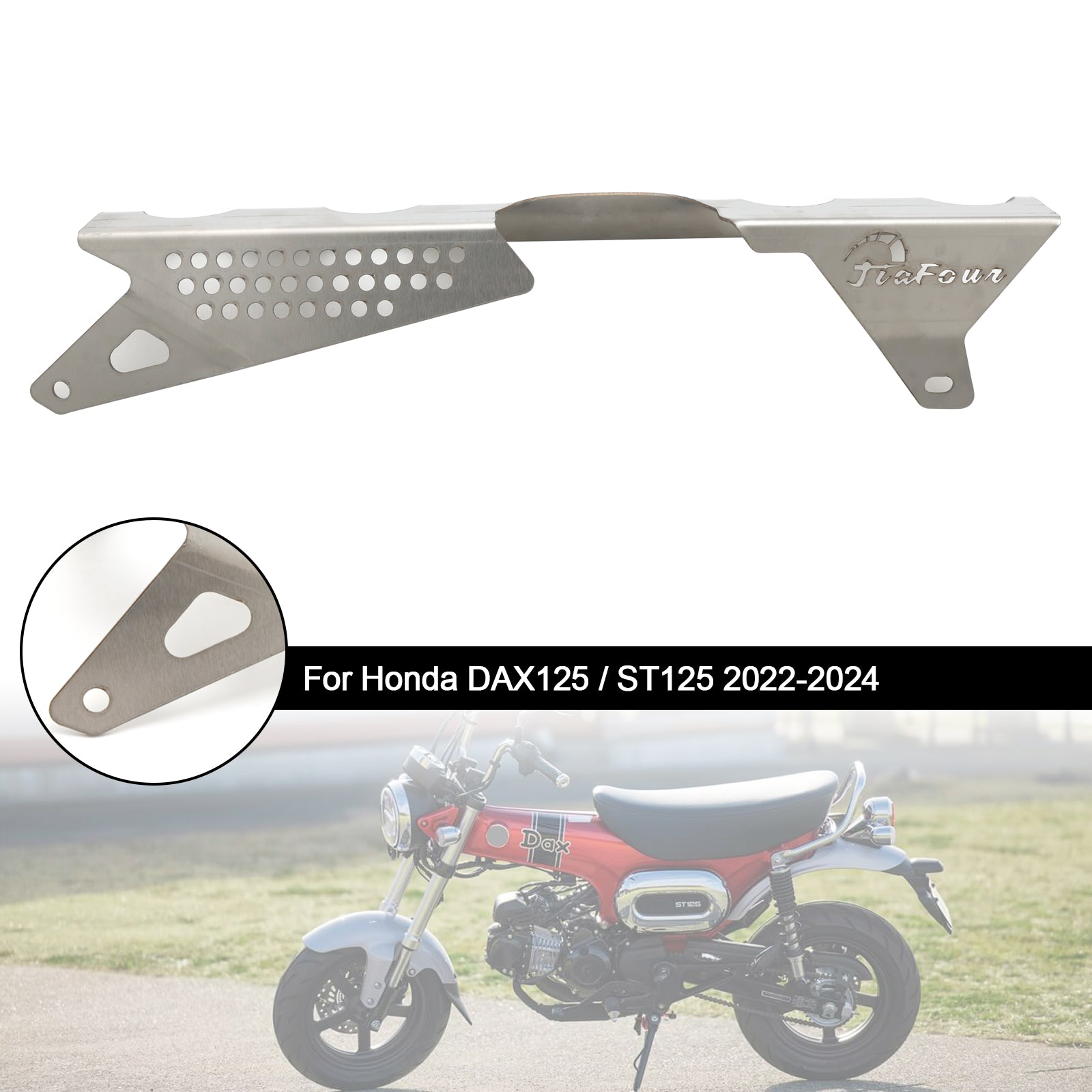 Chránič krytu ochranného krytu reťazca reťazca pre Honda Dax 125 ST125 2022-2024
