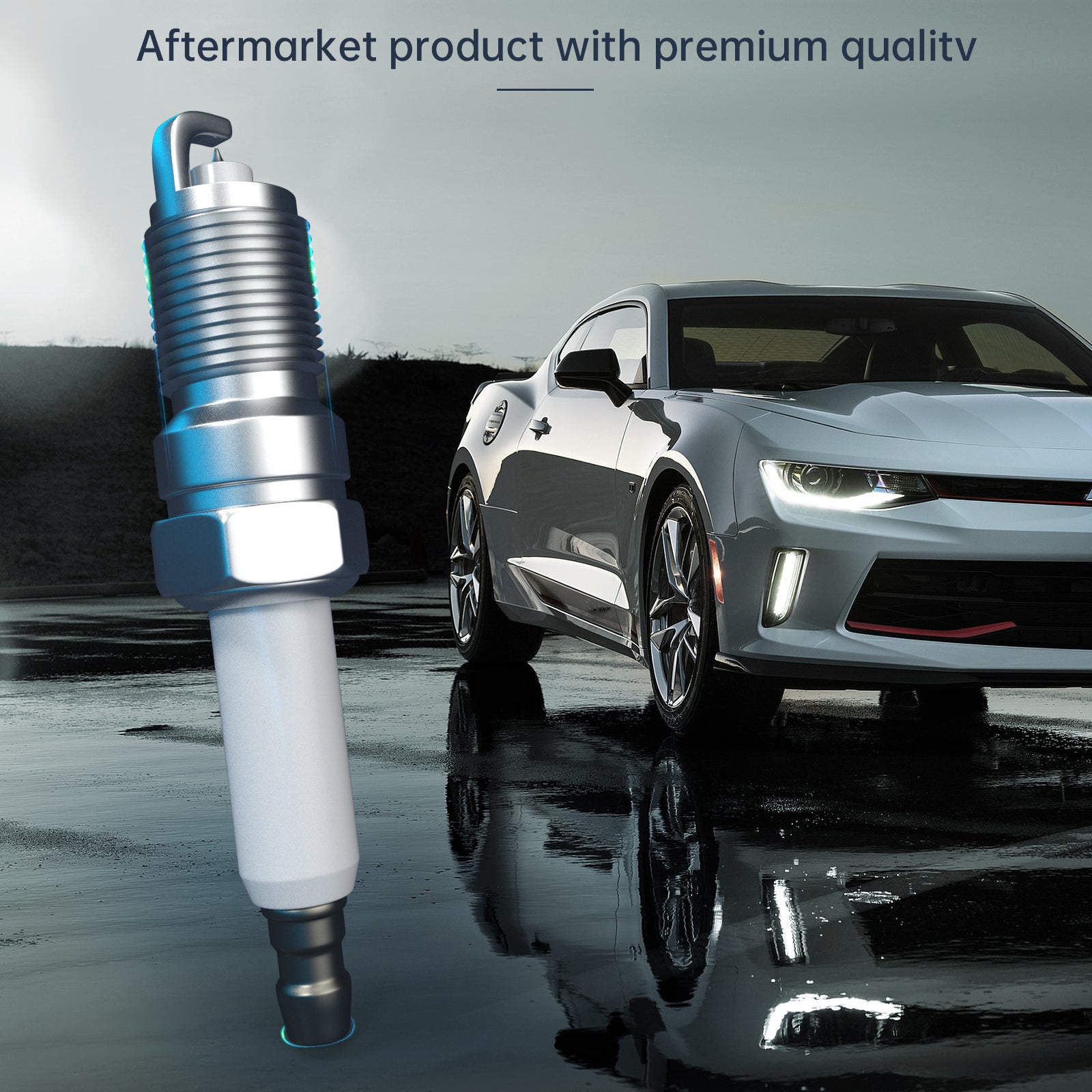 8ks Silverado 1500 Tahoe GMC Square Ignition Coil+Zapaľovacia sviečka+drôty 12611424