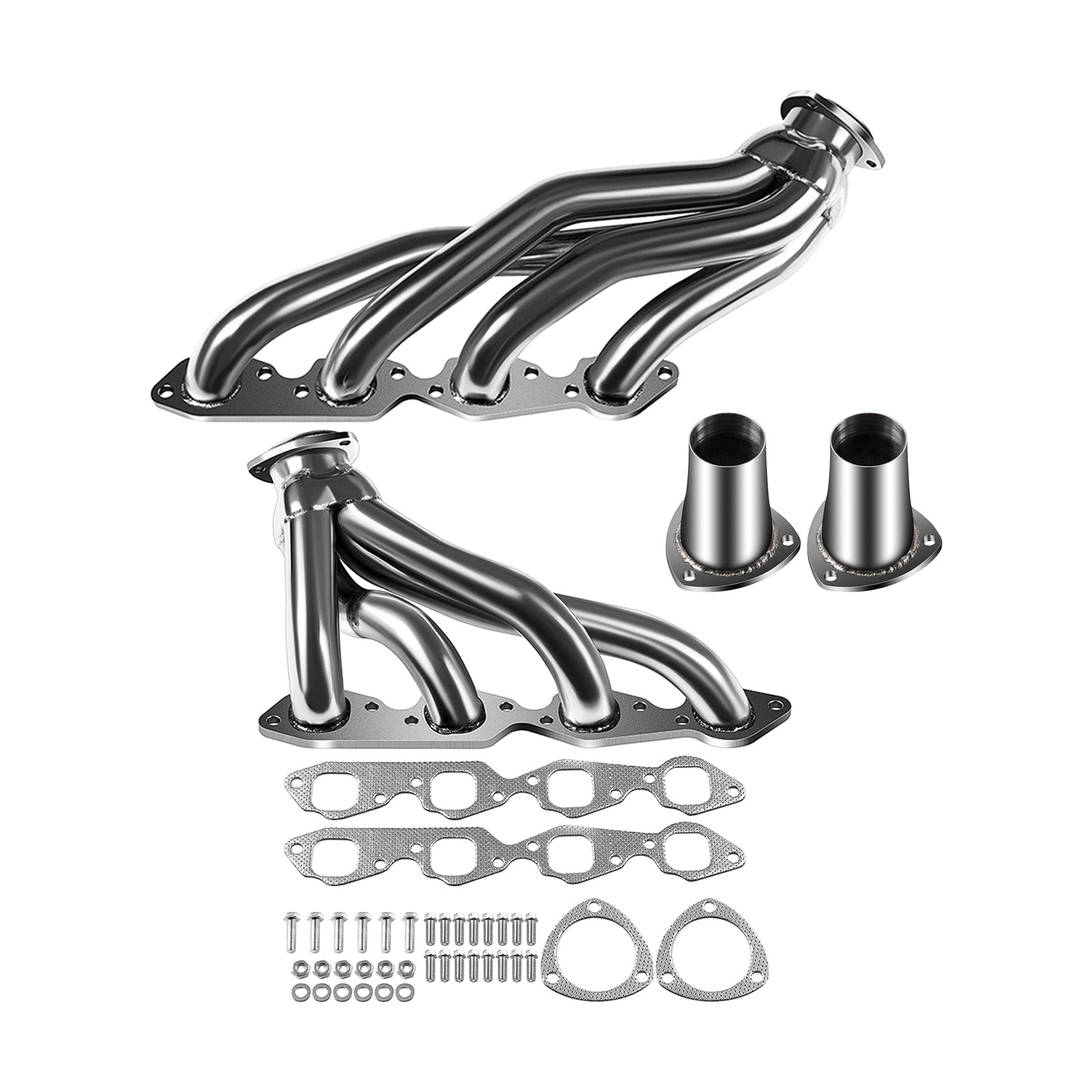 Cabeçalhos de curto de escape FIT CHEVY BEL AIR 1971-1972 FIT BISCAYNE 6.6L
