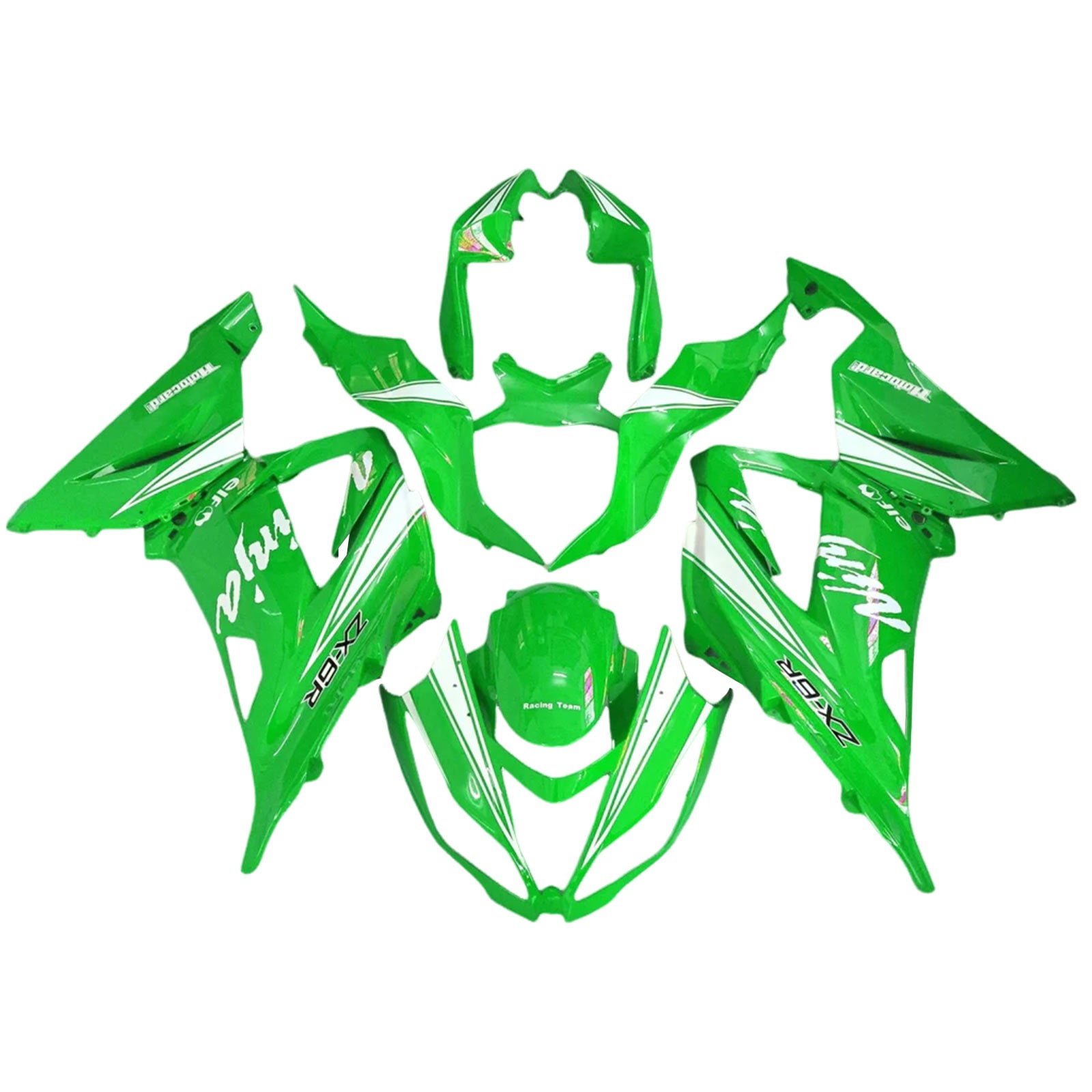 2013-2018 KAWASAKI ZX6R 636 Injektionsmässa Kit Bodywork Plastic ABS