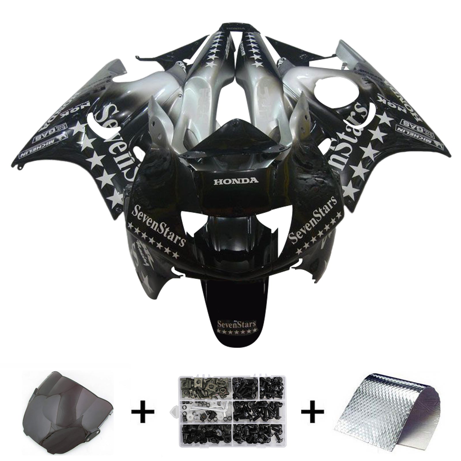 1995-1996 Honda CBR600 F3 Kit de carenado de inyección Carrocería Plástico ABS