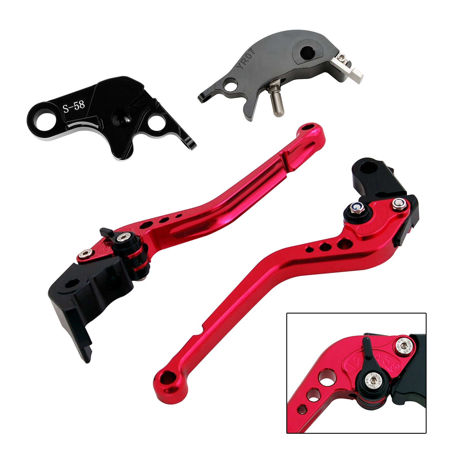 Long Clutch Brake Lever fit for YAMAHA YZF R7 MT-10/SP FZ-10/SP 2022-23