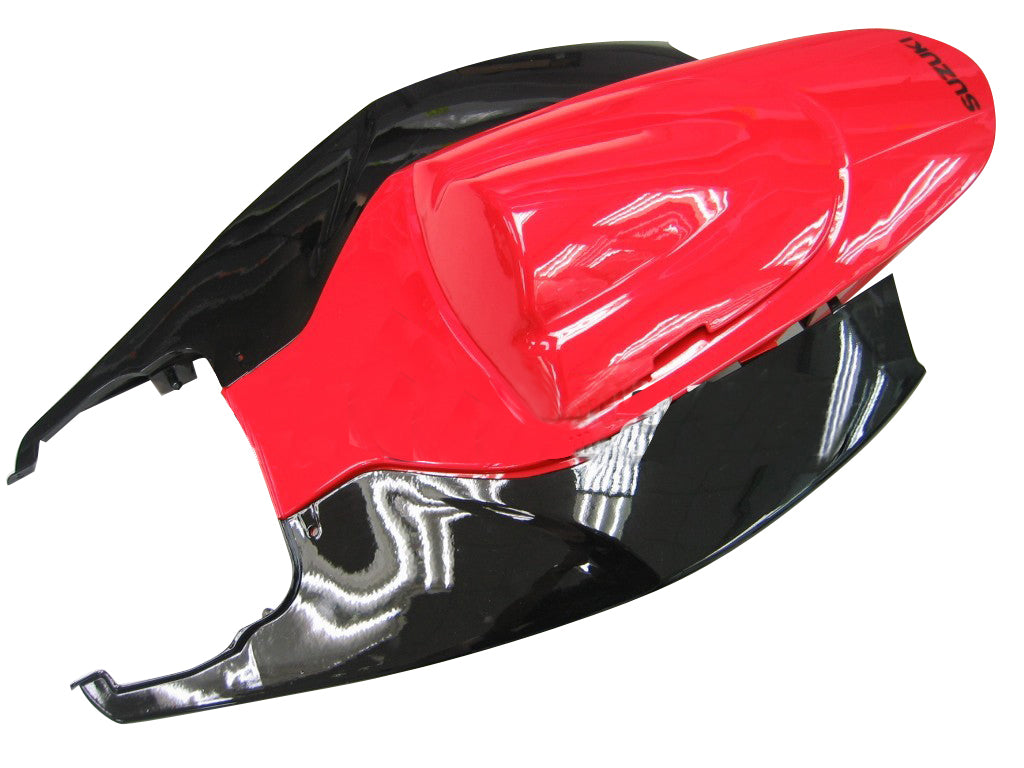Suzuki GSXR 600 750 Rouge 2006-2007 & Carénages de course noirs GSXR génériques