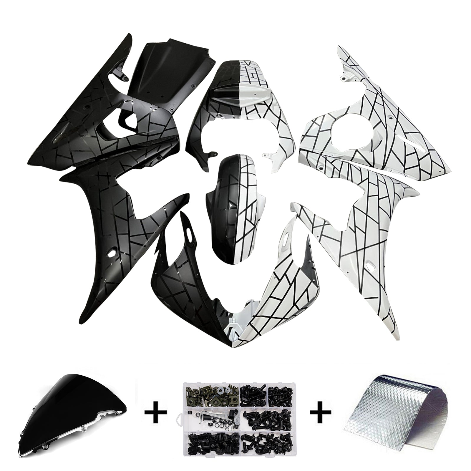 Injection Fairing Kit Bodywork For Yamaha YZF-R6 2003-2004 R6S 2006-2009
