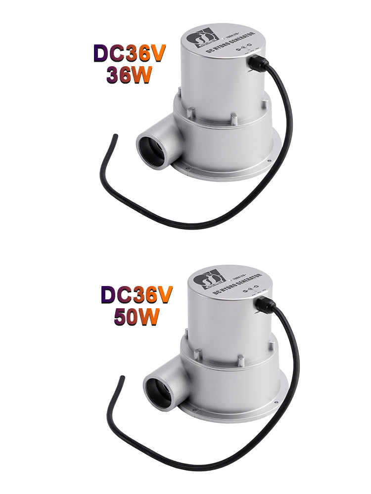 24V Waterstroom Turbine Hydro-elektrische Generator DC36V 36W/50W Wisselstroom Opwekking