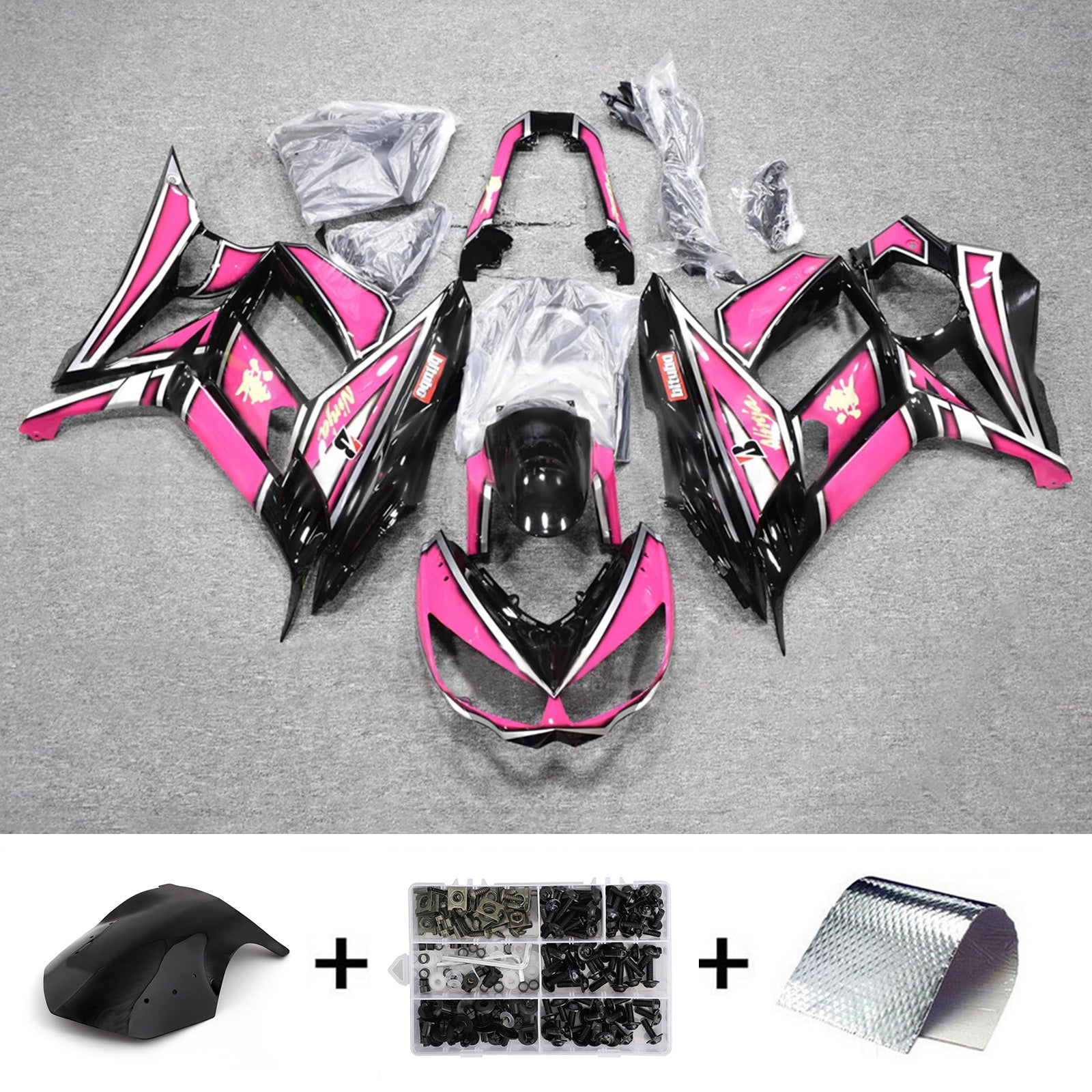 Injection Fairing Kit Bodywork Plastic ABS fit For Kawasaki Z1000SX 2010-2015