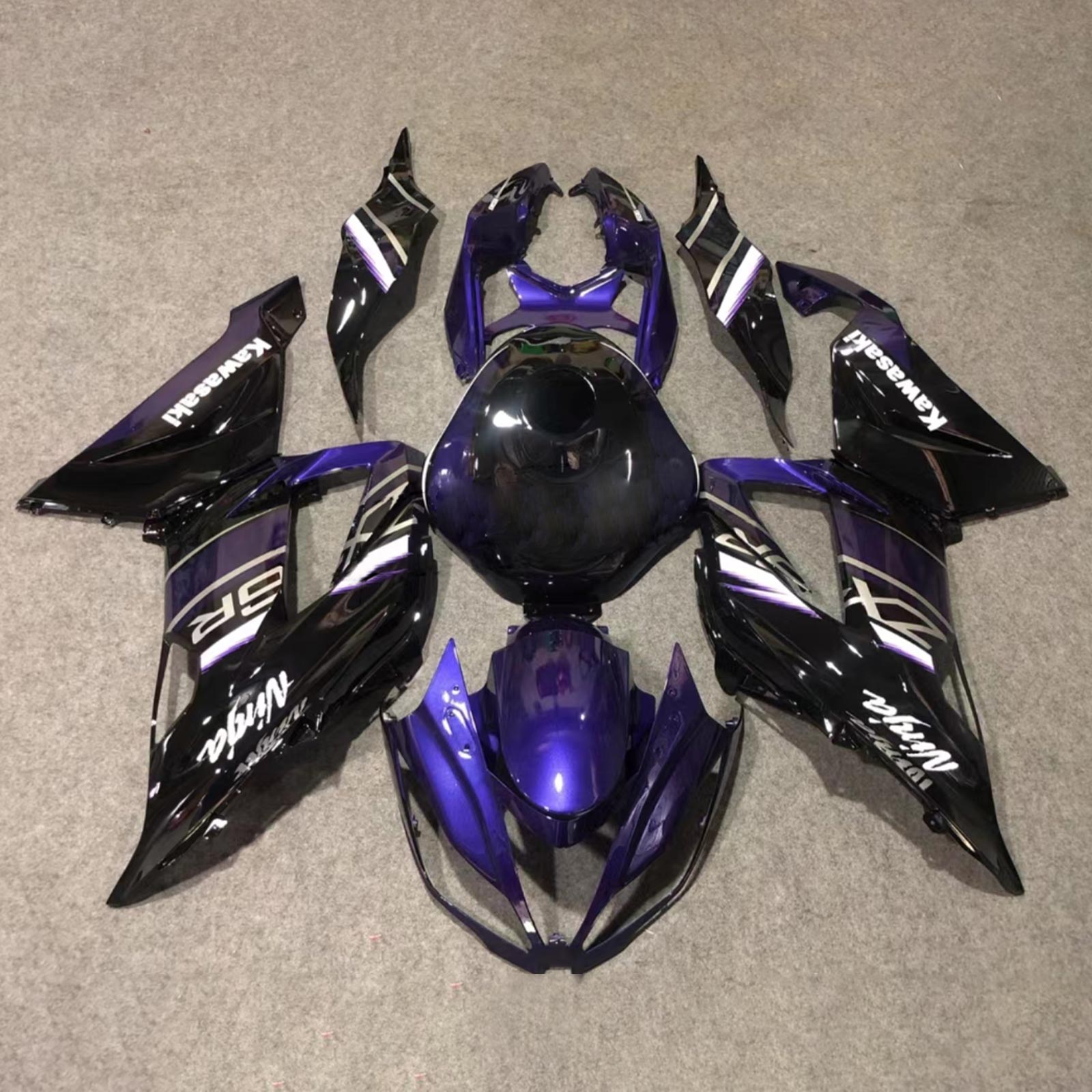 2013-2018 Kawasaki ZX6R 636 Kit de carénage carrosserie plastique ABS
