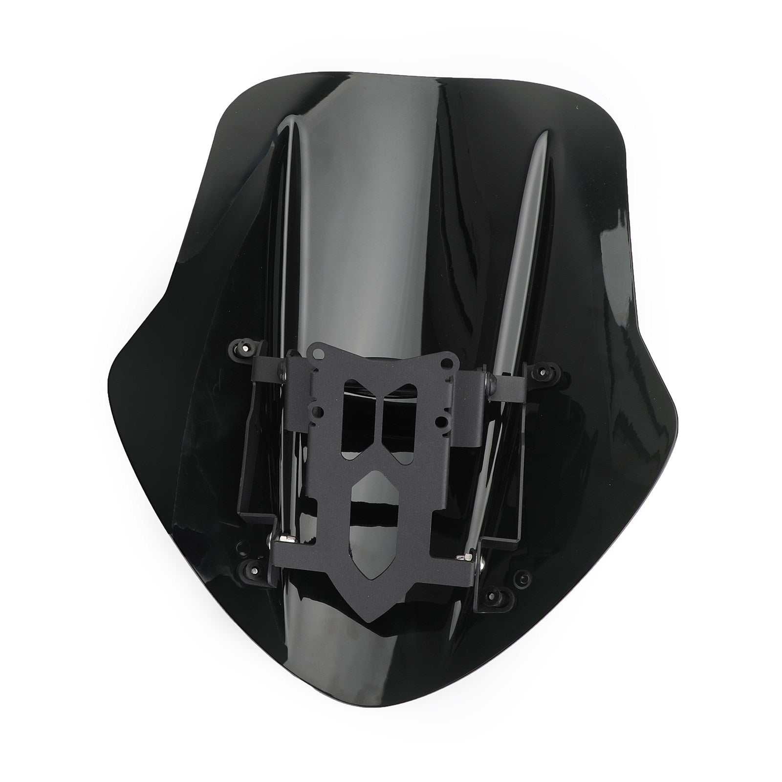 1x Ochrana deflektora vetra čelného skla pre Ducati Diavel 14-18 Čierna