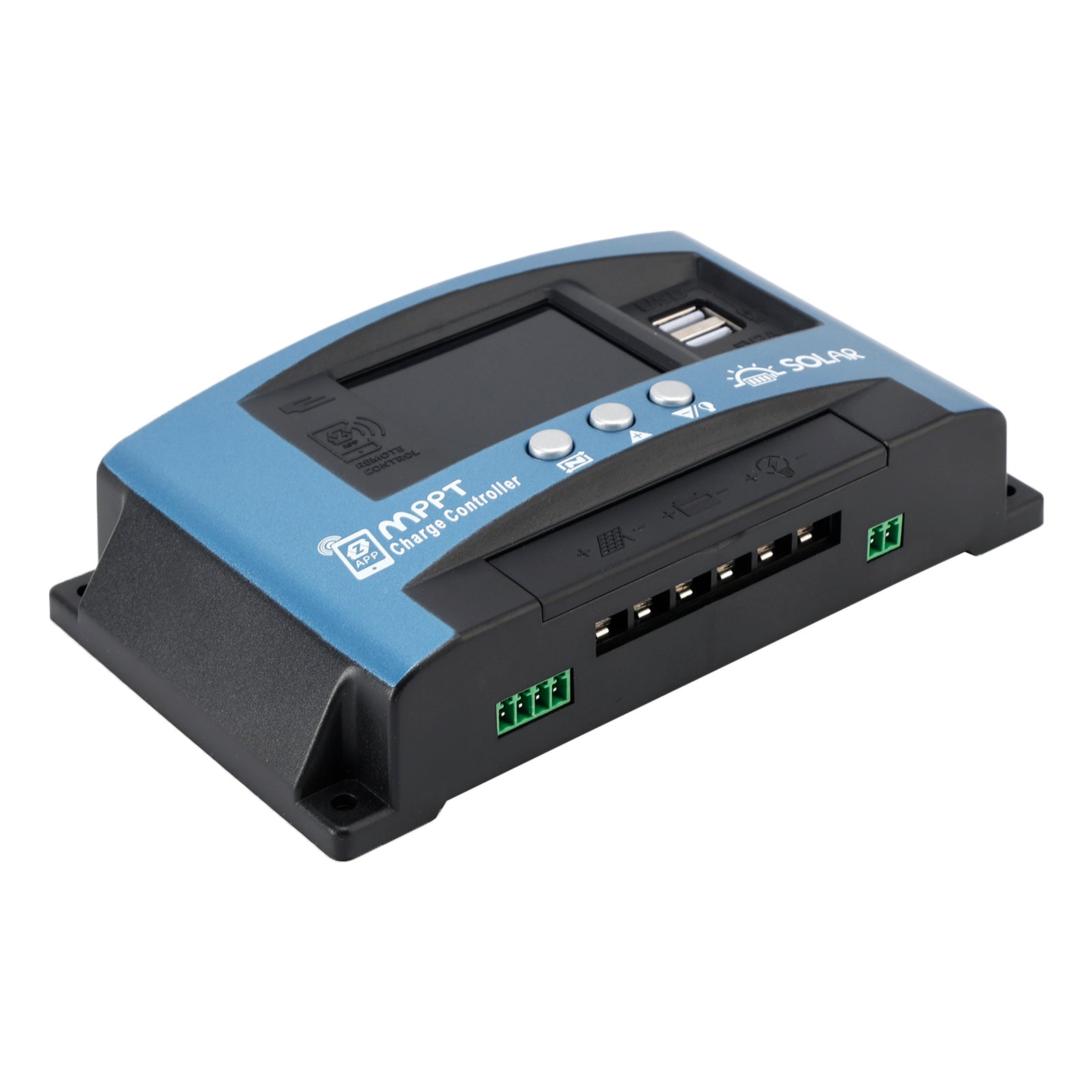 Controlador solar MPPT 30A/60A/100A Carga de monitoreo de temperatura Bluetooth