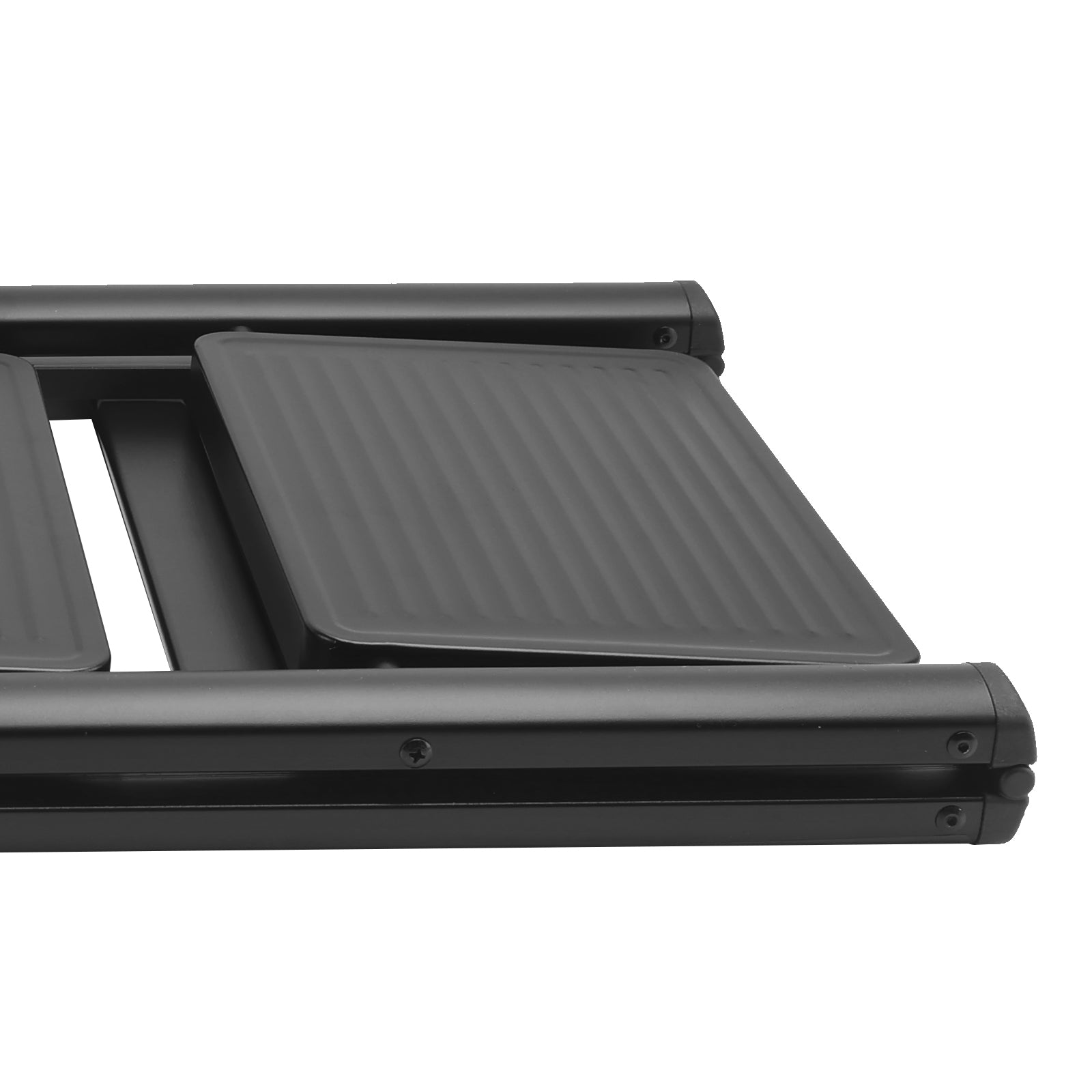 Lightweight 3 Step Aluminium Ladder, Foldable with Wide Pedals, Compact Storage, 150kg Load Capacity