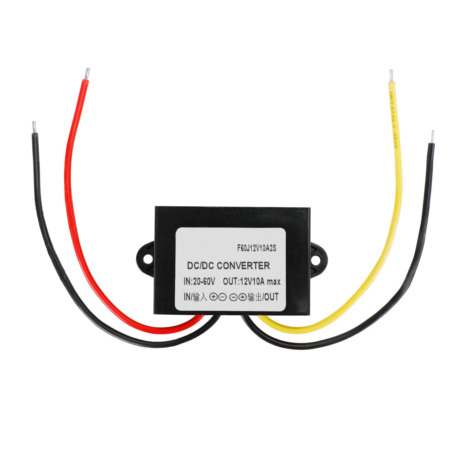 Waterproof DC-DC Converter 20-60V Step Down to 12V Power Supply Module 10A