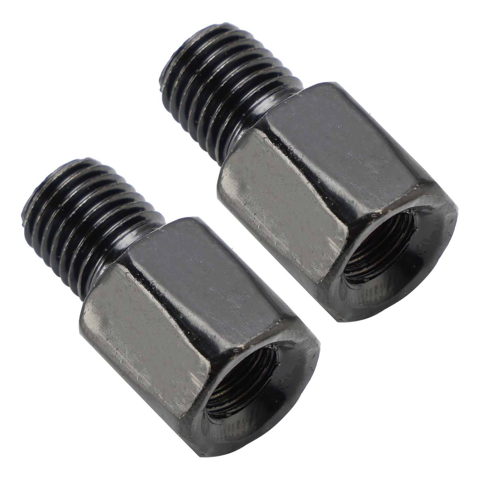 2 universele motorfiets-scooterspiegeladapters 8 mm standaard tot 10 mm standaard