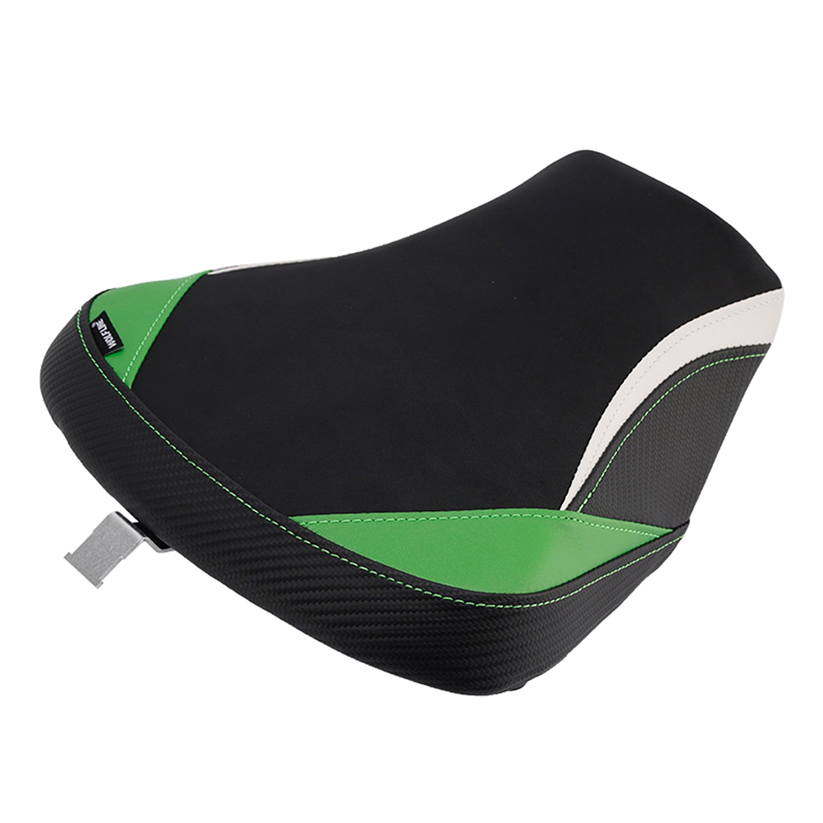 Driver&Passenger Seat Rear Cushion White For Kawasaki Ninja 650 Z650 2017-2025
