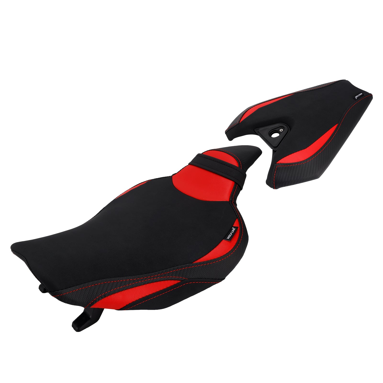 Front&Rear Raider Passenger Cushion Kit Red For Kawasaki Z1000 2014-2025 2024
