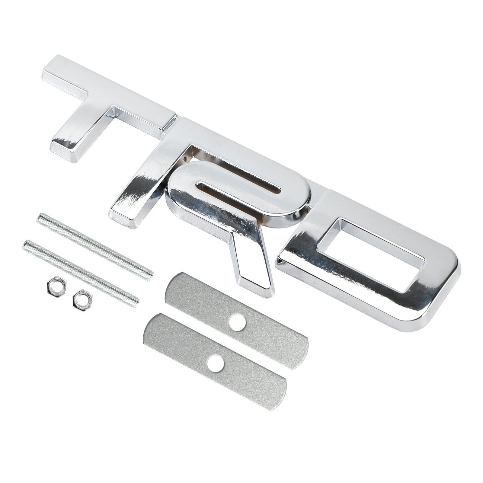 Emblème d'insigne de calandre Silver TRD pour Tacoma Tundra 4Runner