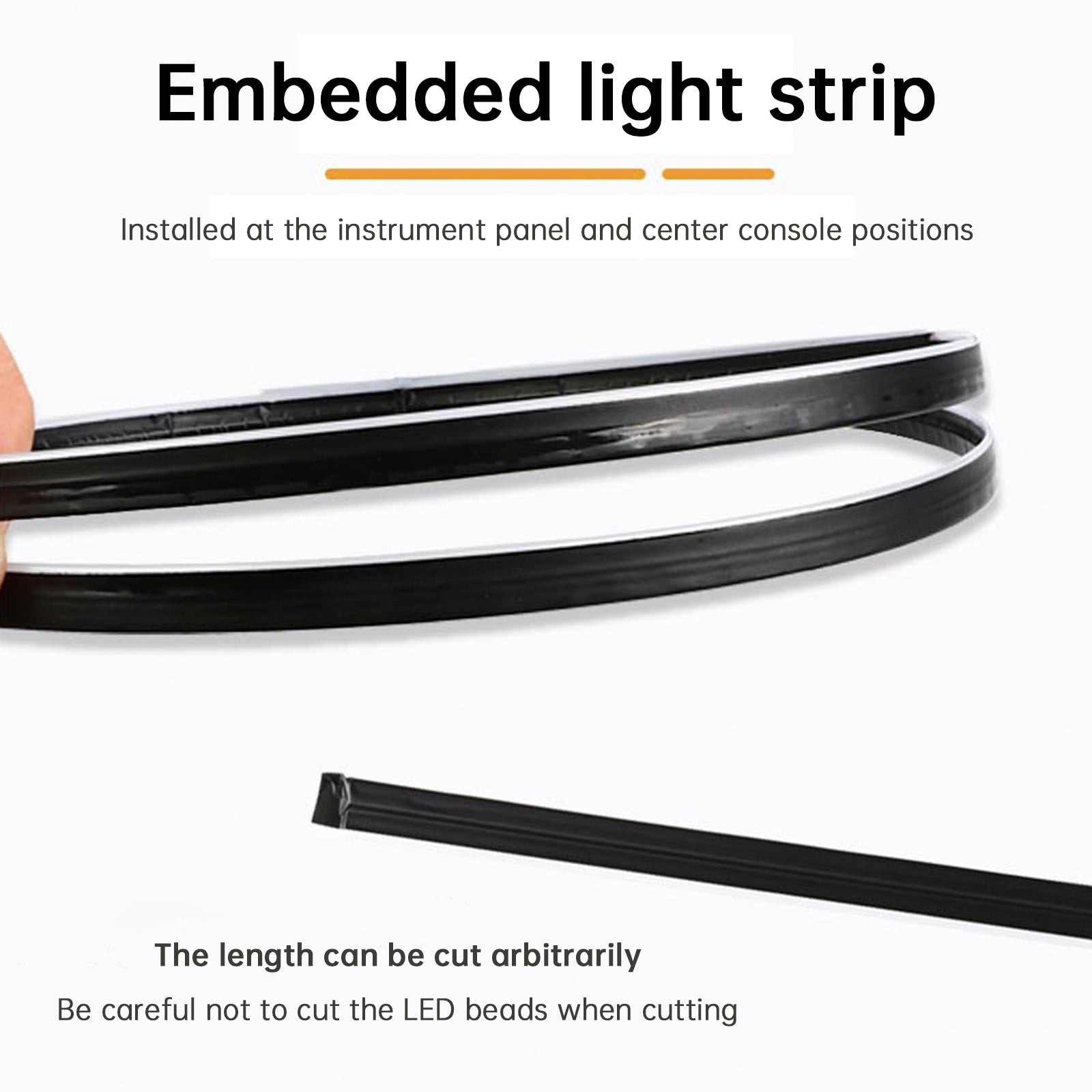 Centrale bediening Ambient Interior Kleurrijk LED vloeiend decoratief licht 110 cm