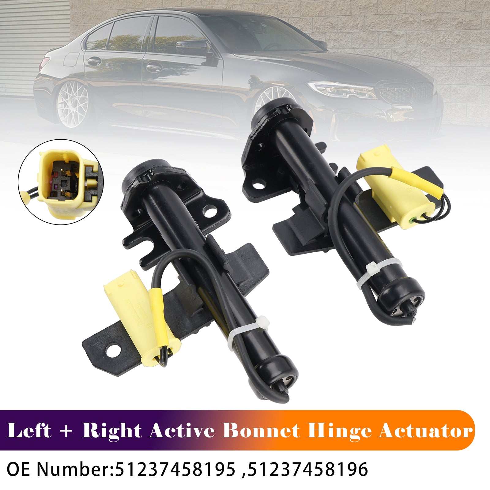 Links + rechts actieve motorkapscharnieractuator voor BMW 3-serie G20 G21 2018-2022