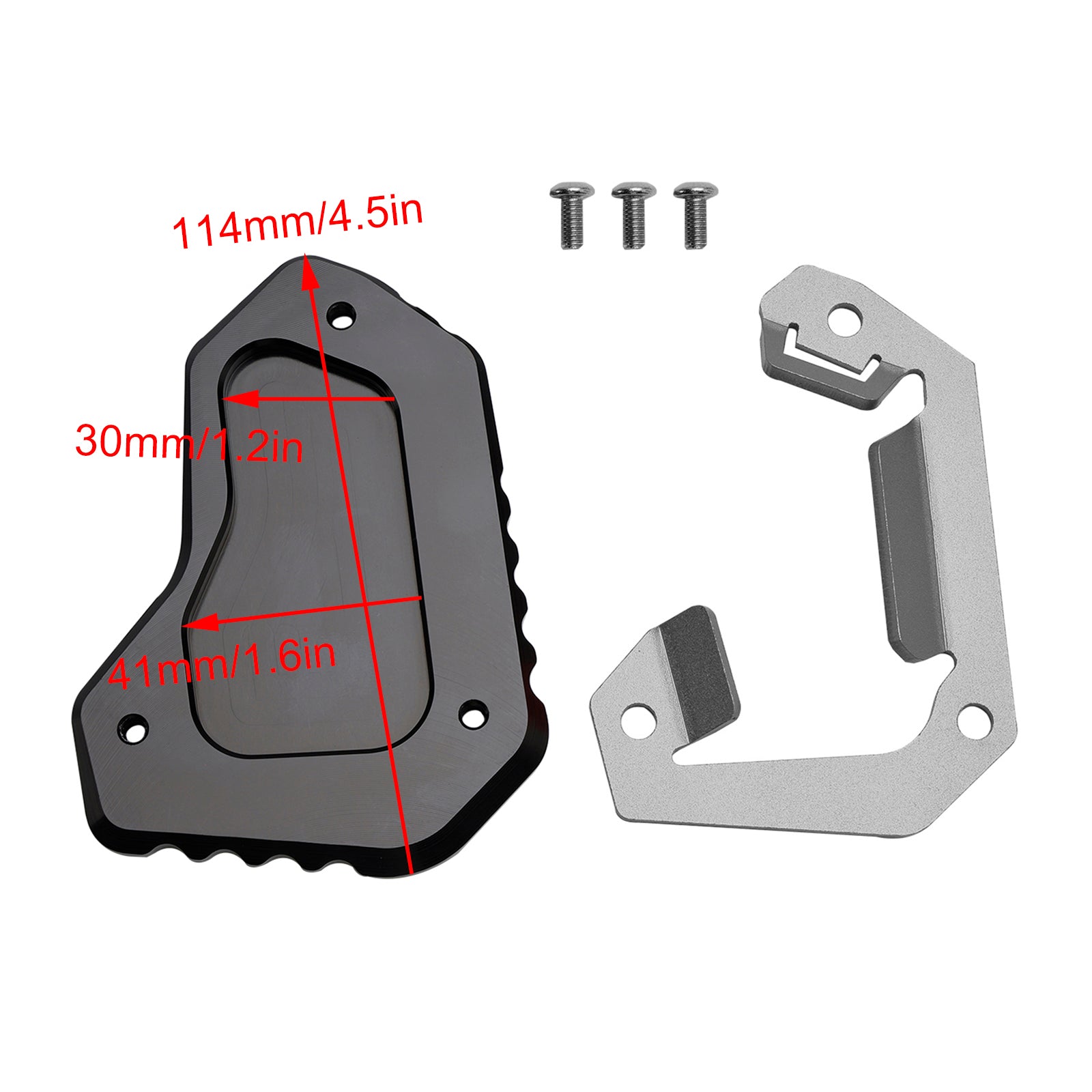 2012-2015 Tiger 1200 Explorer (V13VG) Kickstand Engel Beplate Pad