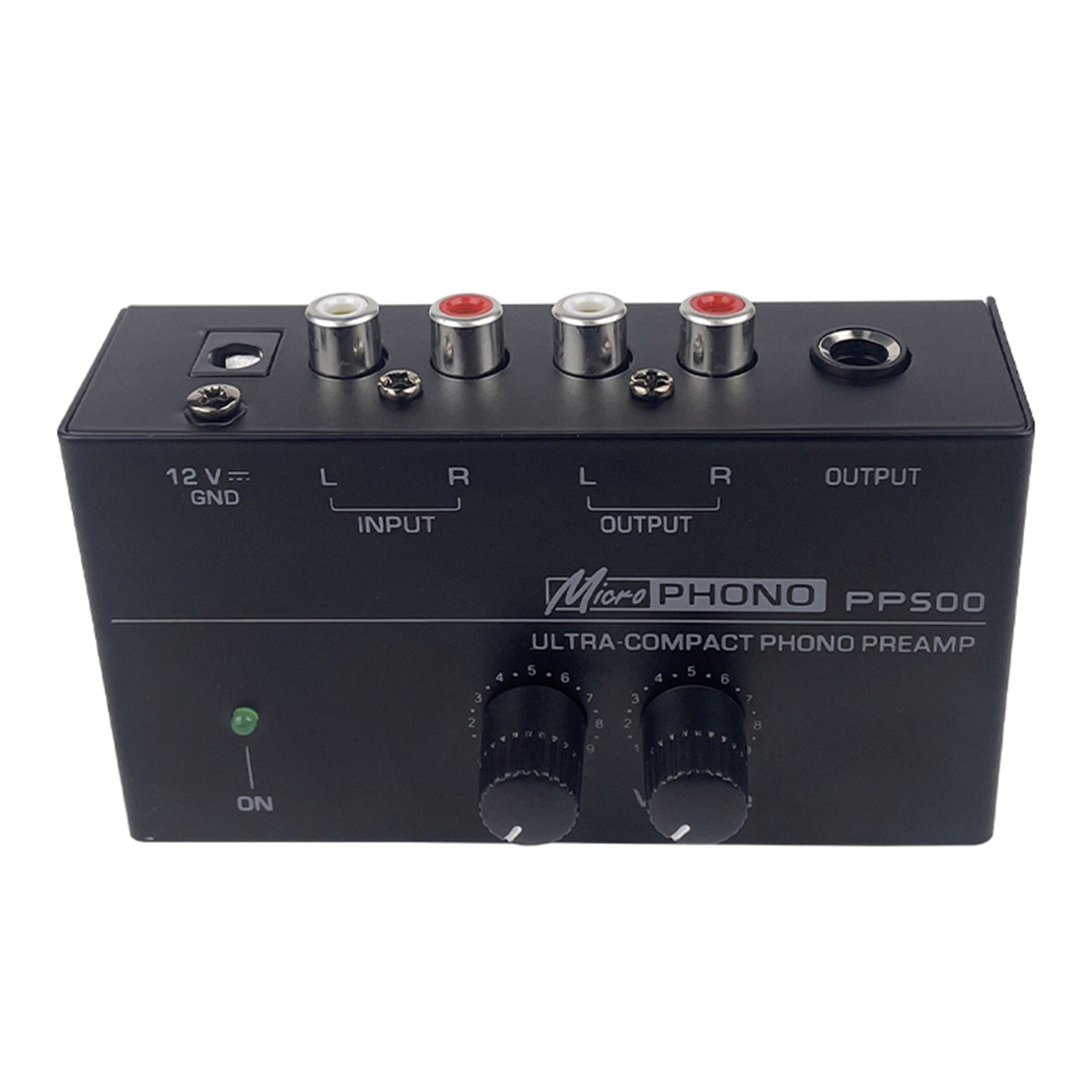 PP500 Phono Preamp Preamplifier 12V Level Volume Control for LP Vinyl Turntable