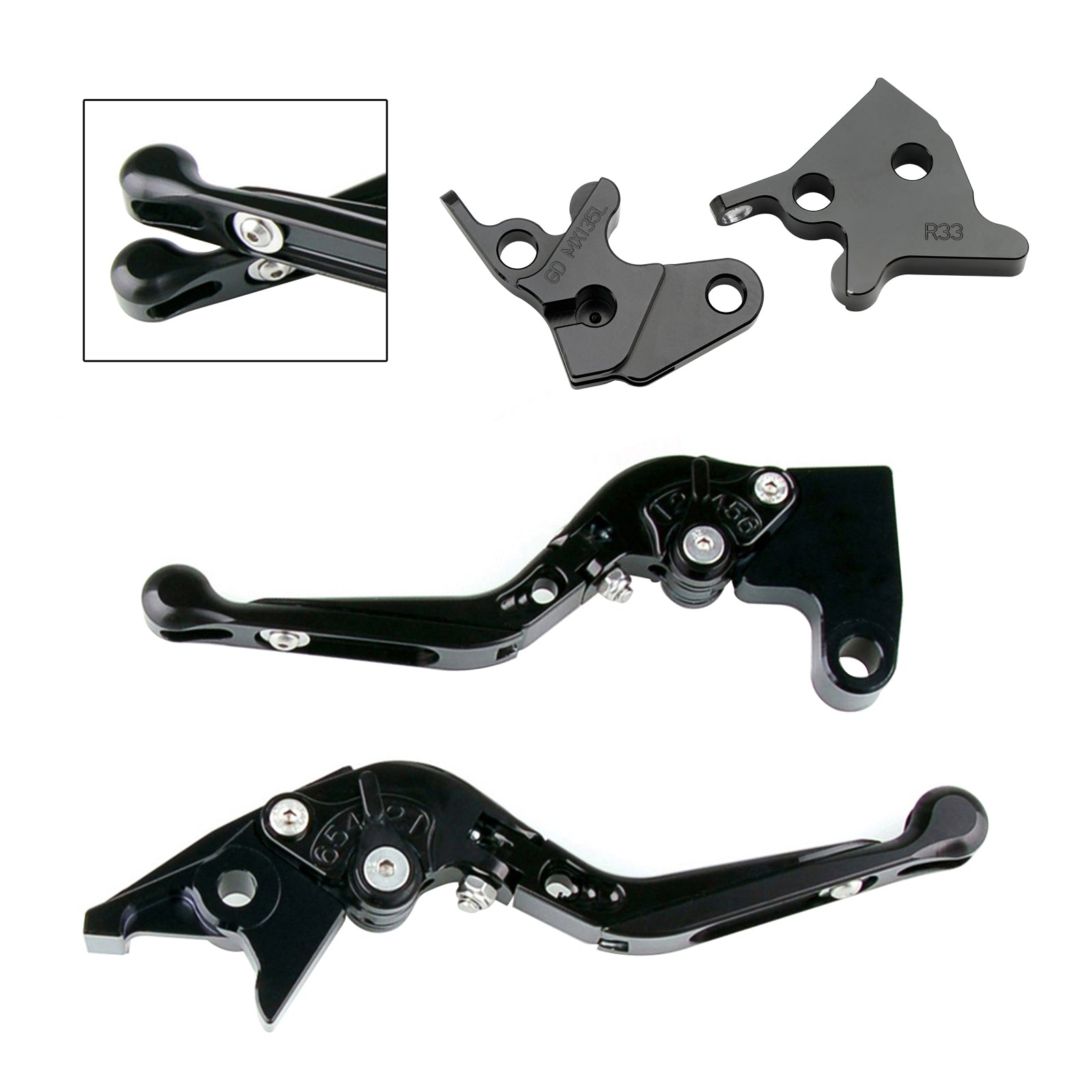 2005-2014 YAMAHA YBR125 Adjustable Clutch Brake Lever