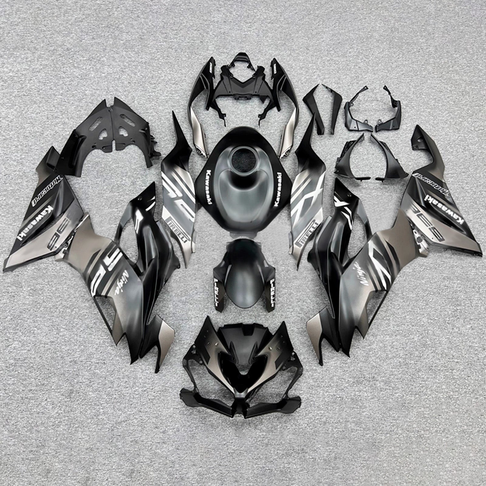 Injection Fairing Kit Bodywork Plastic ABS fit For Kawasaki ZX6R 2019-2023