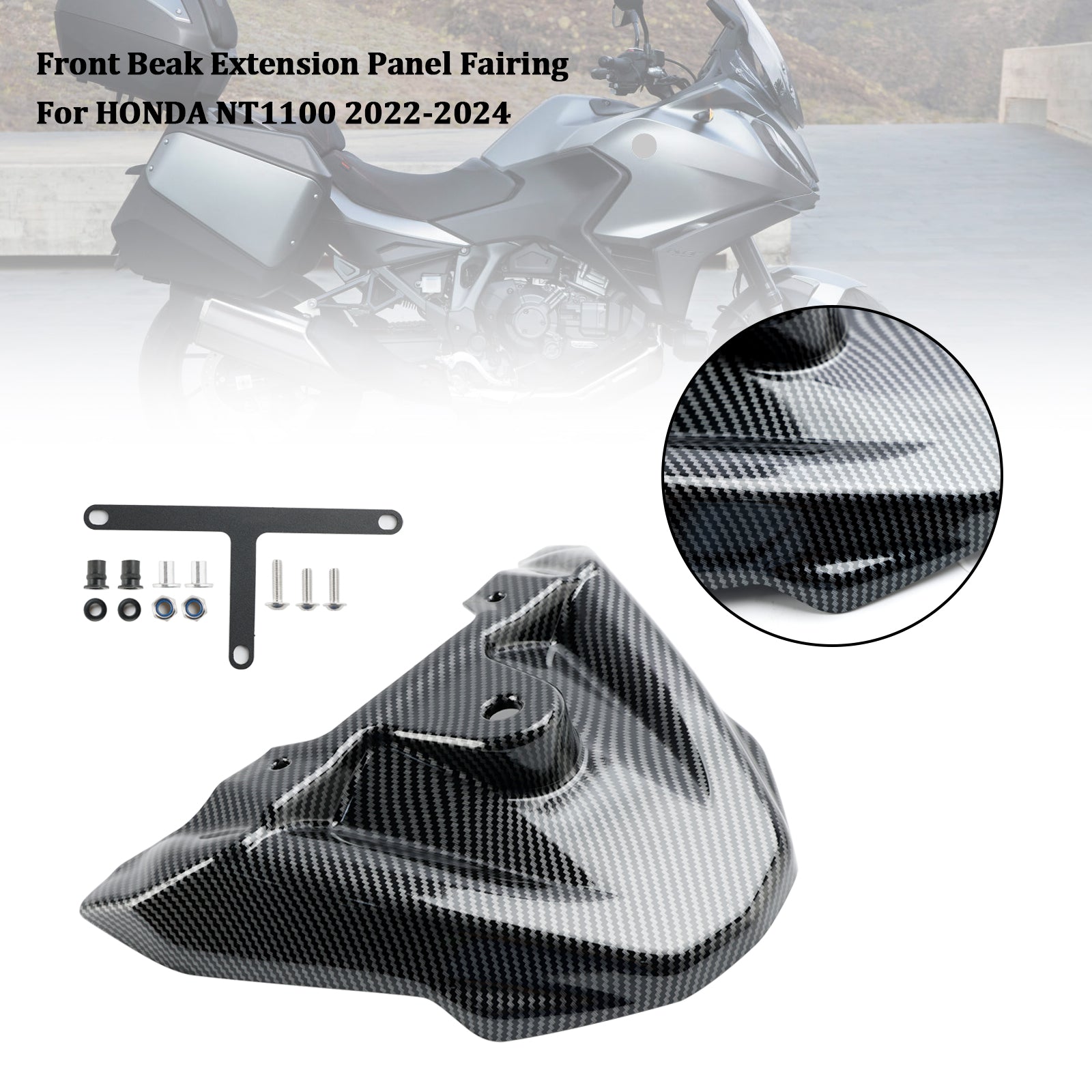 2022-2024 HONDA NT1100 FREME BEAK Extension Nose Panel Fairing